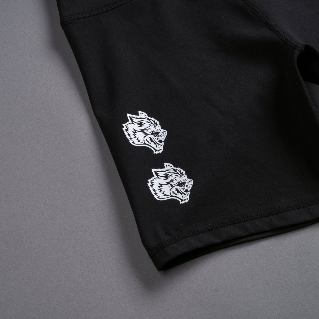 Quad Wolf Energy Training Shorts in Black — imagem 6