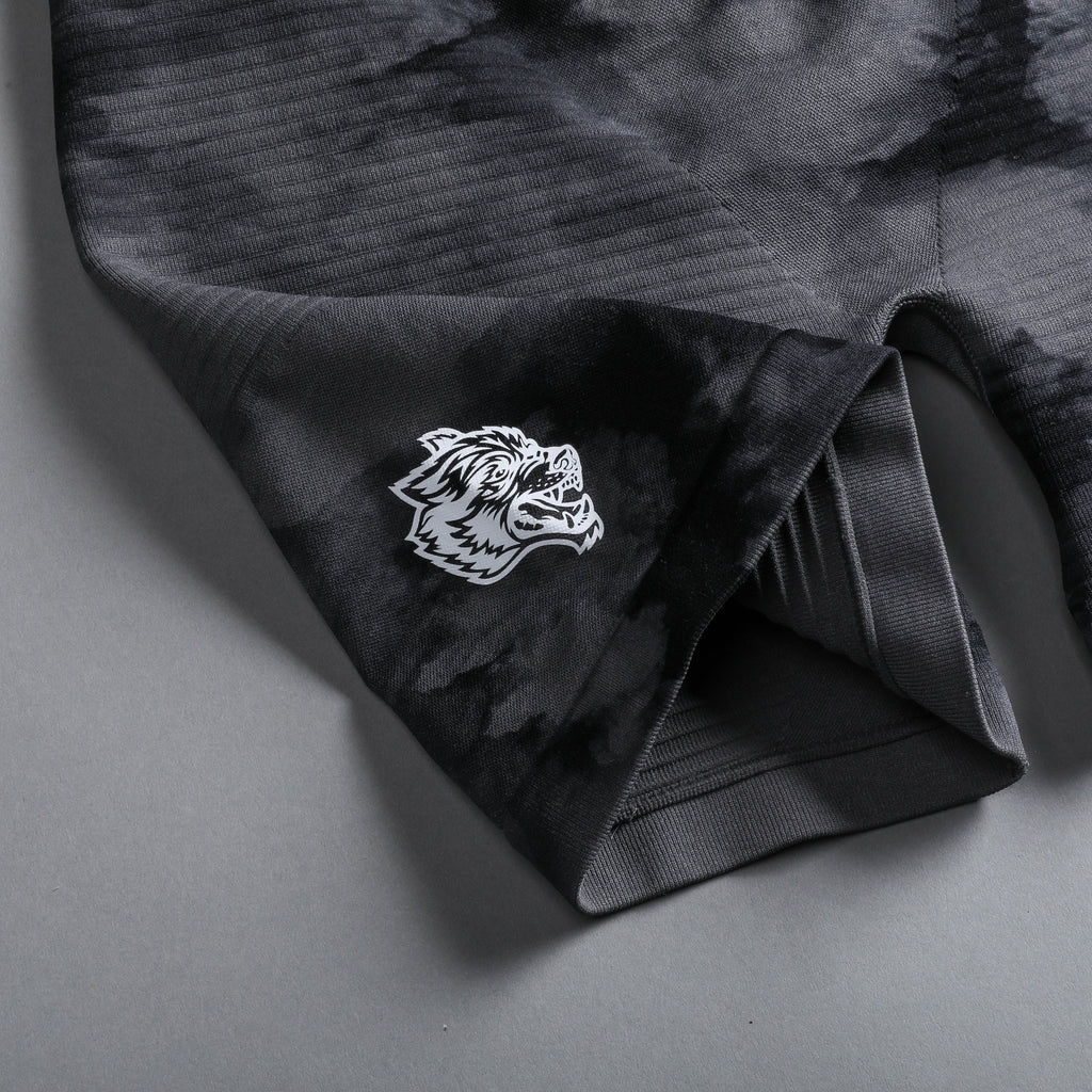 Dual Everson Seamless "Valencourt" Shorts in Black Ghost Clouds — imagem 8