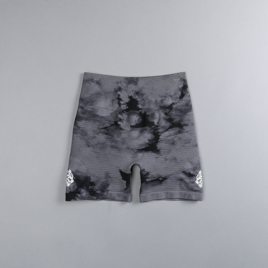 Dual Everson Seamless "Valencourt" Shorts in Black Ghost Clouds — imagem 5