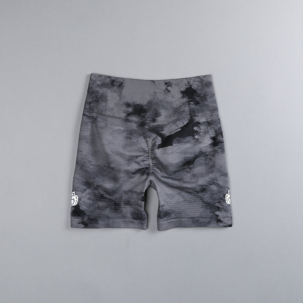 Dual Everson Seamless "Valencourt" Shorts in Black Ghost Clouds — imagem 6