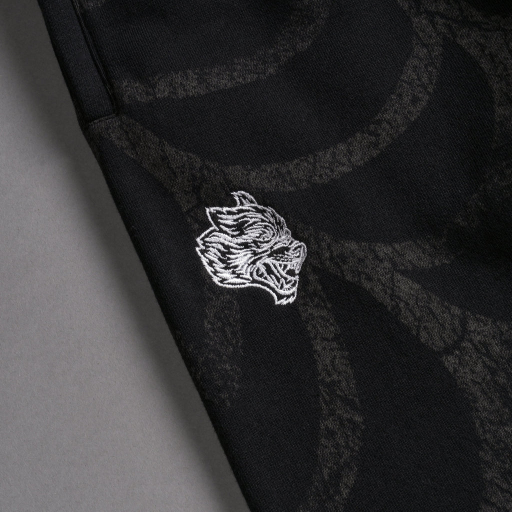 Symbiote Web She Post Longe Sweats in Black — imagem 8