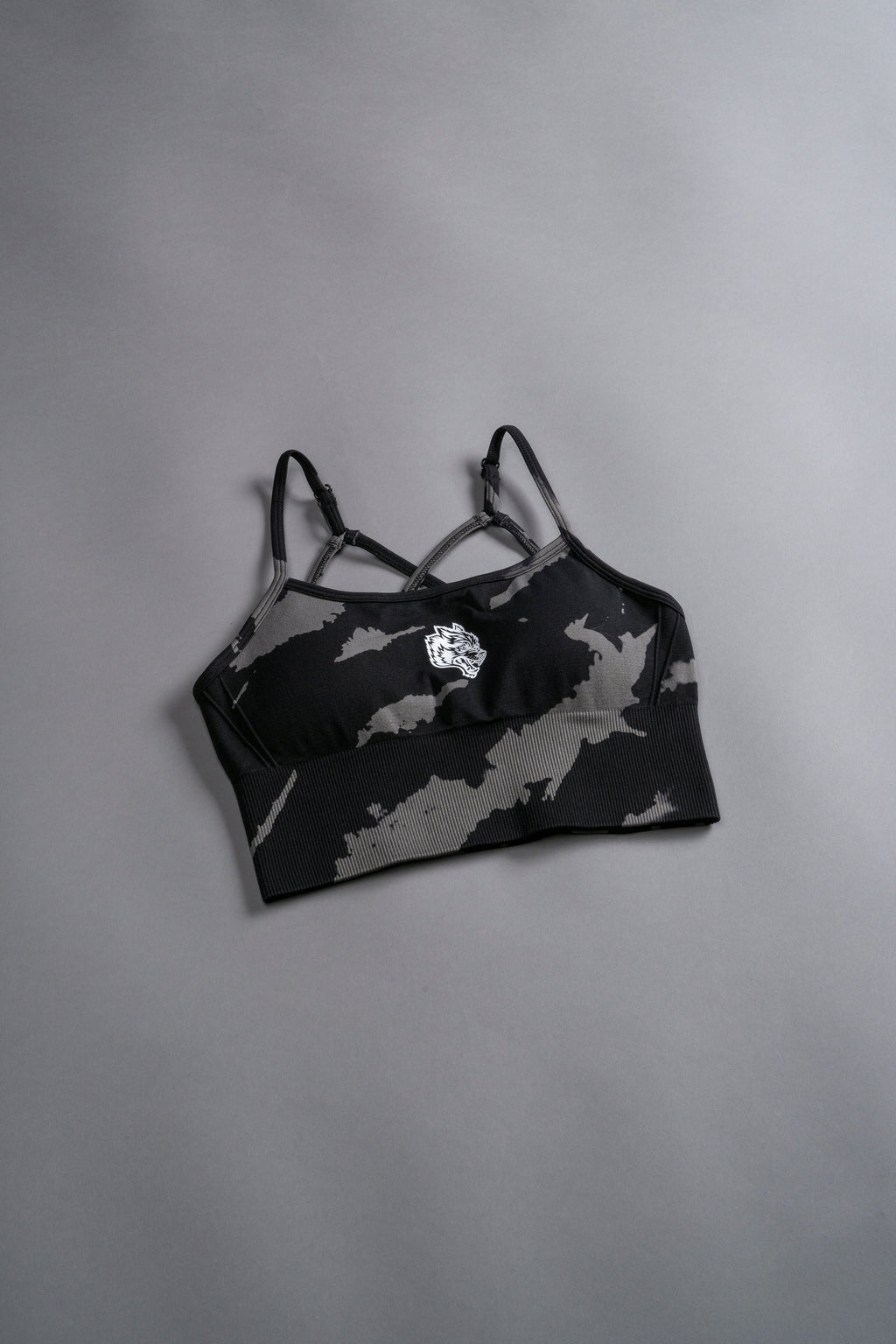 Single Wolf "Everson Seamless" Huxley Bra in Black Native Camo — imagem 9