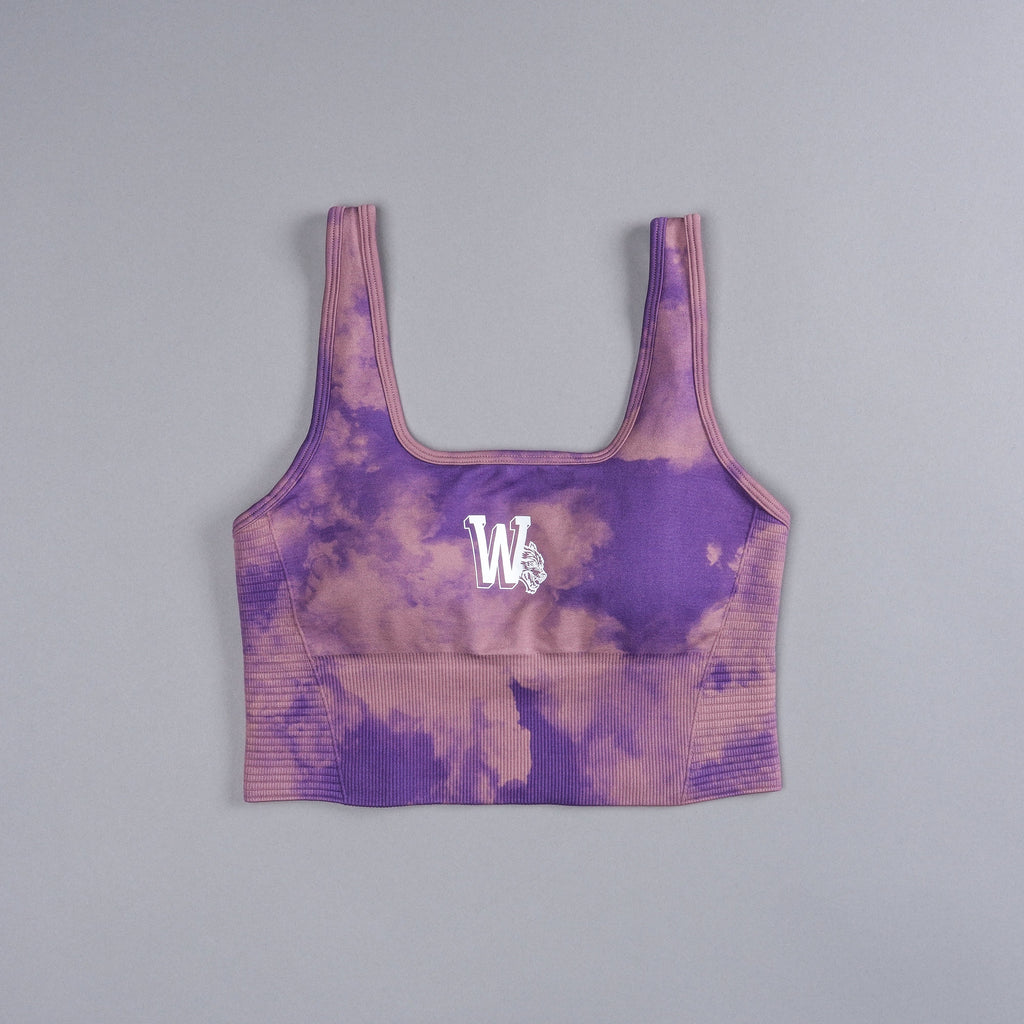 Our Stamp "Everson Seamless" Valencourt Bra in Purple Sky — imagem 3