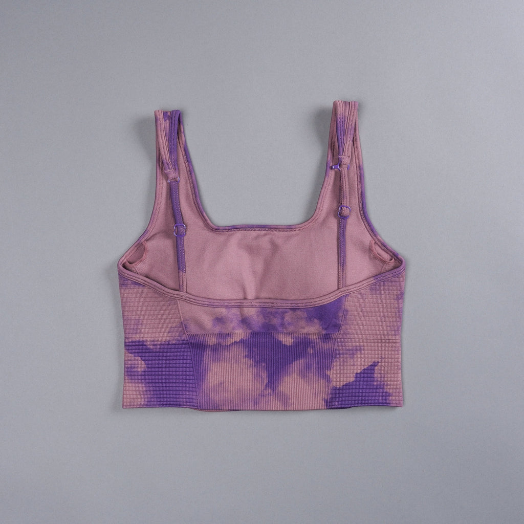 Our Stamp "Everson Seamless" Valencourt Bra in Purple Sky — imagem 4
