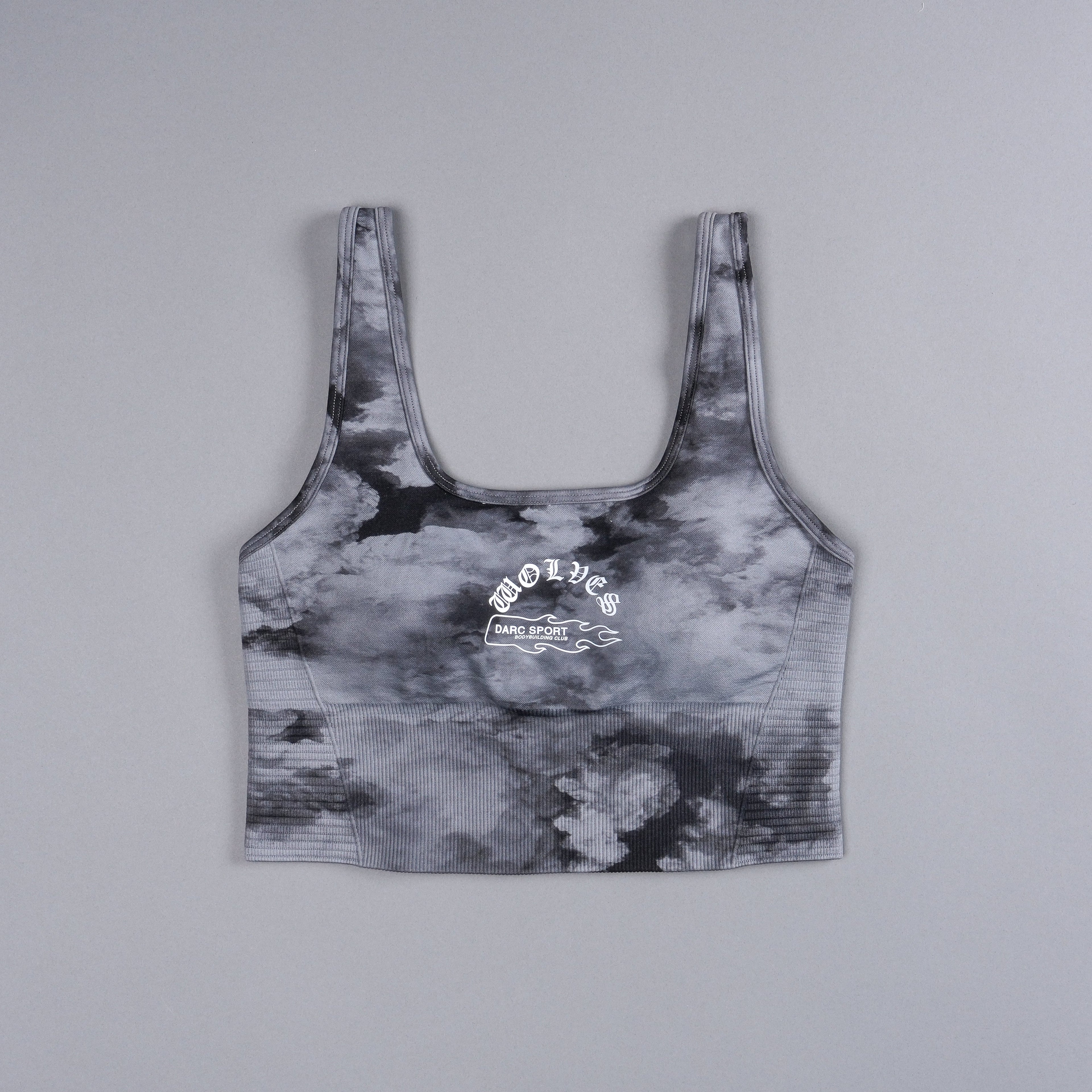 Riders "Everson Seamless" Valencourt Bra in Black Ghost Clouds — imagem 3