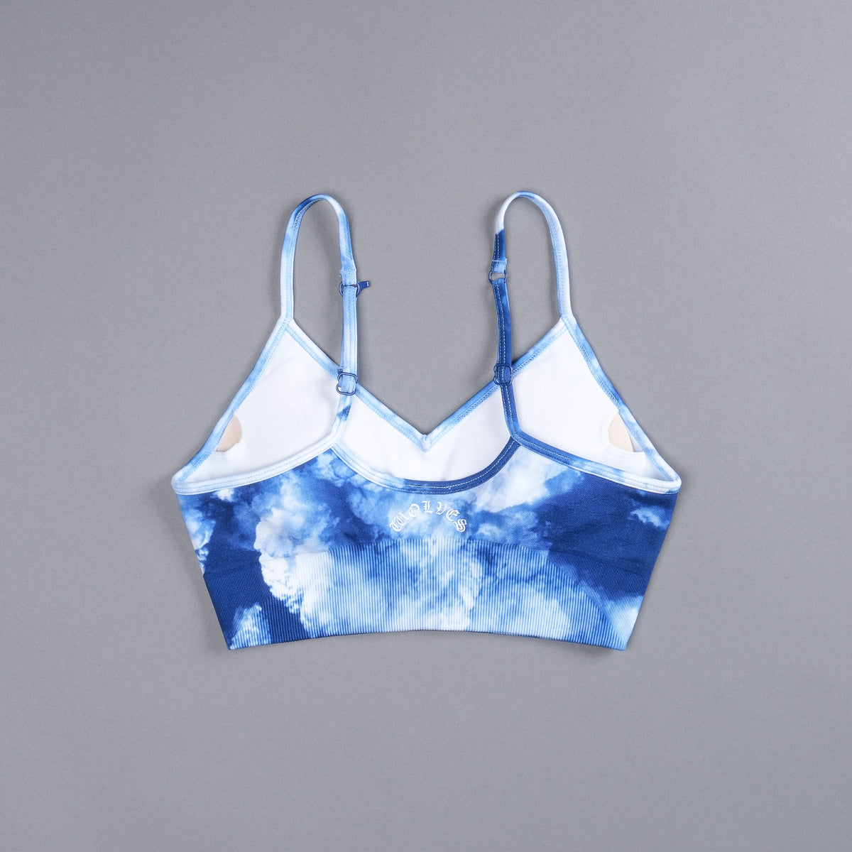 Our Stamp "Everson Seamless" Sports Bra in Blue Sky - imagem 4