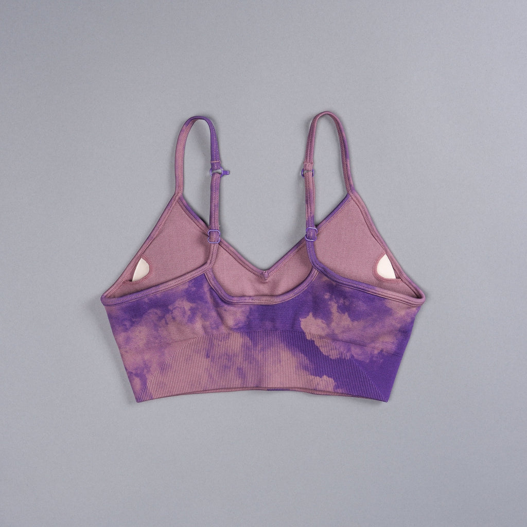 Dual Wolf "Everson Seamless" Sports Bra in Purple Sky — imagem 4
