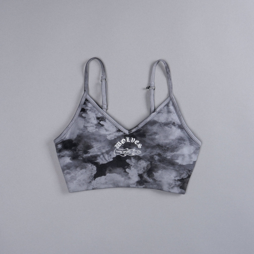 Riders "Everson Seamless" Sports Bra in Black Ghost Clouds — imagem 7