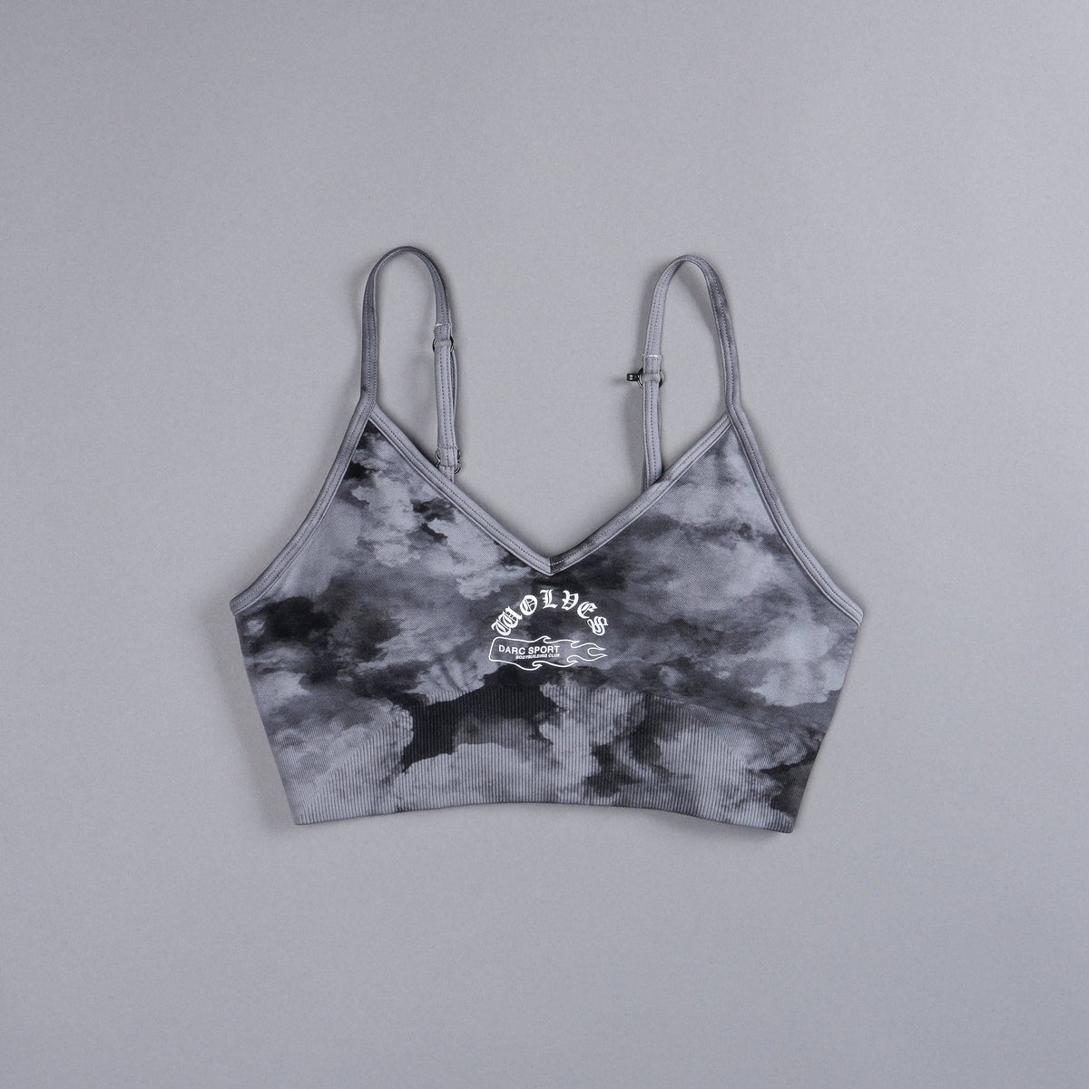 Riders "Everson Seamless" Sports Bra in Black Ghost Clouds - imagem 7
