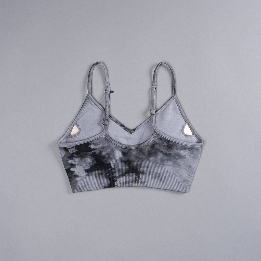Riders "Everson Seamless" Sports Bra in Black Ghost Clouds — imagem 8