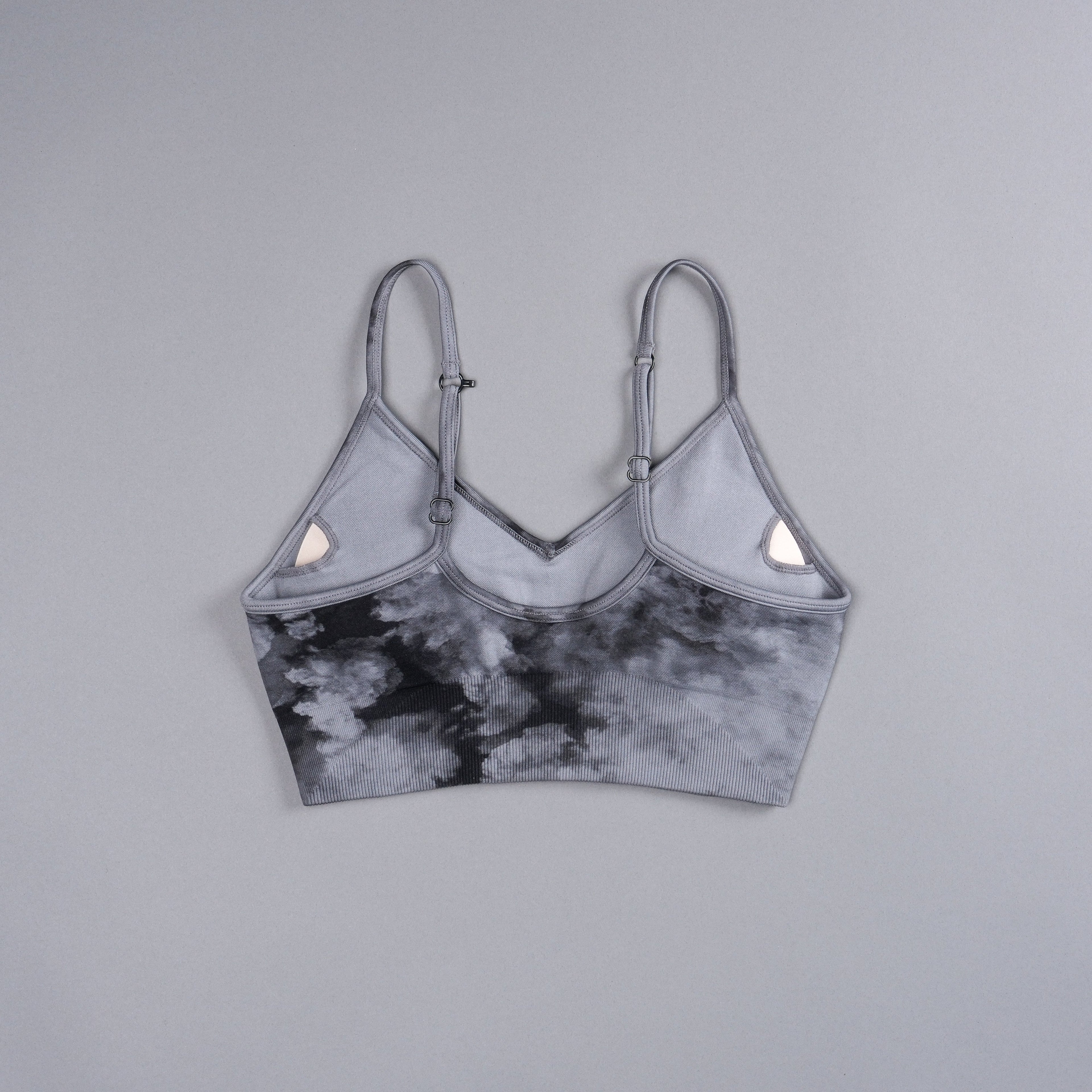Riders "Everson Seamless" Sports Bra in Black Ghost Clouds — imagem 8