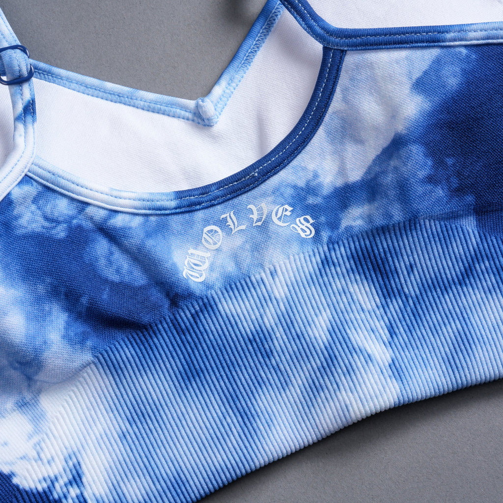 Our Stamp "Everson Seamless" Sports Bra in Blue Sky — imagem 9