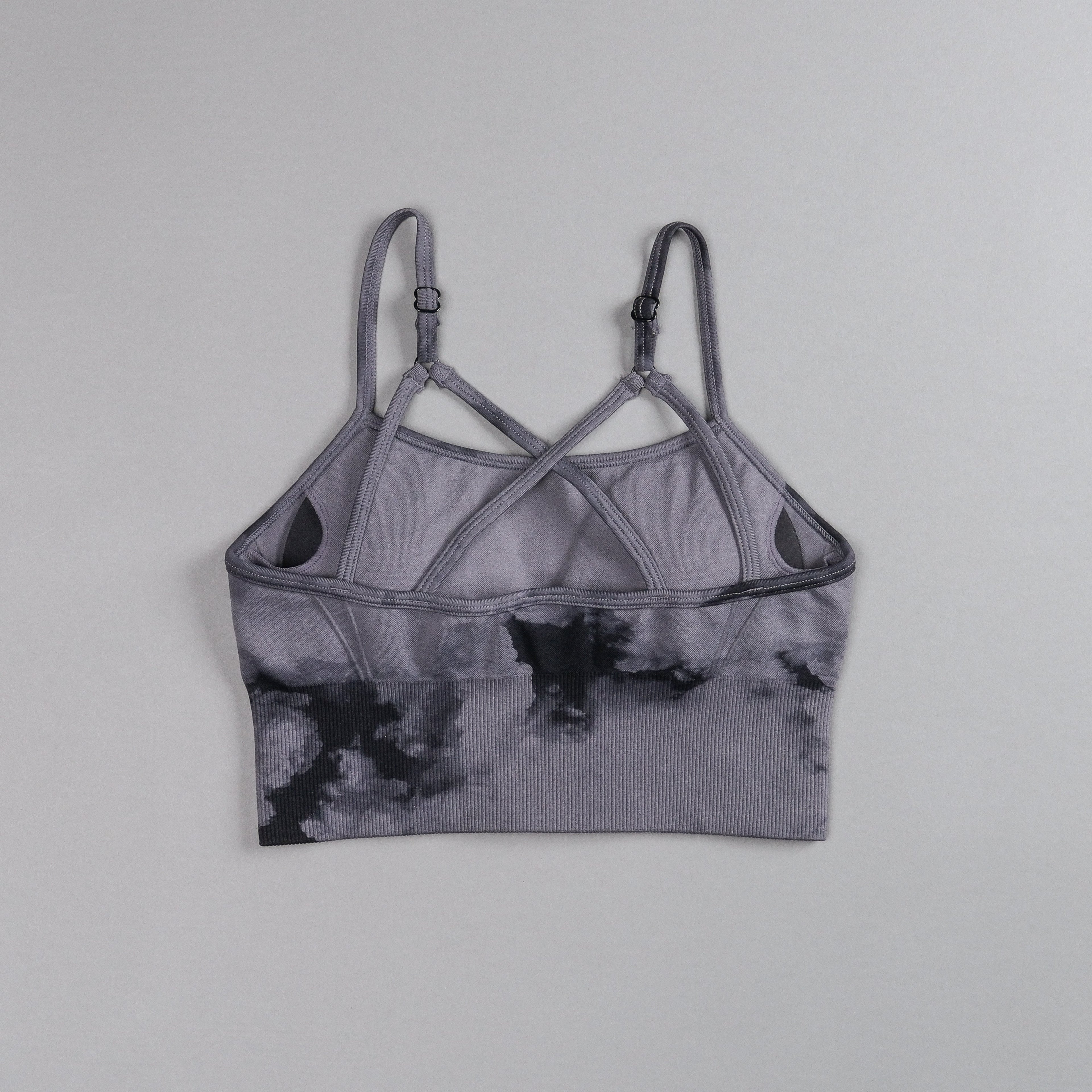 Single "Everson Seamless" Huxley Bra in Black Ghost Clouds — imagem 4