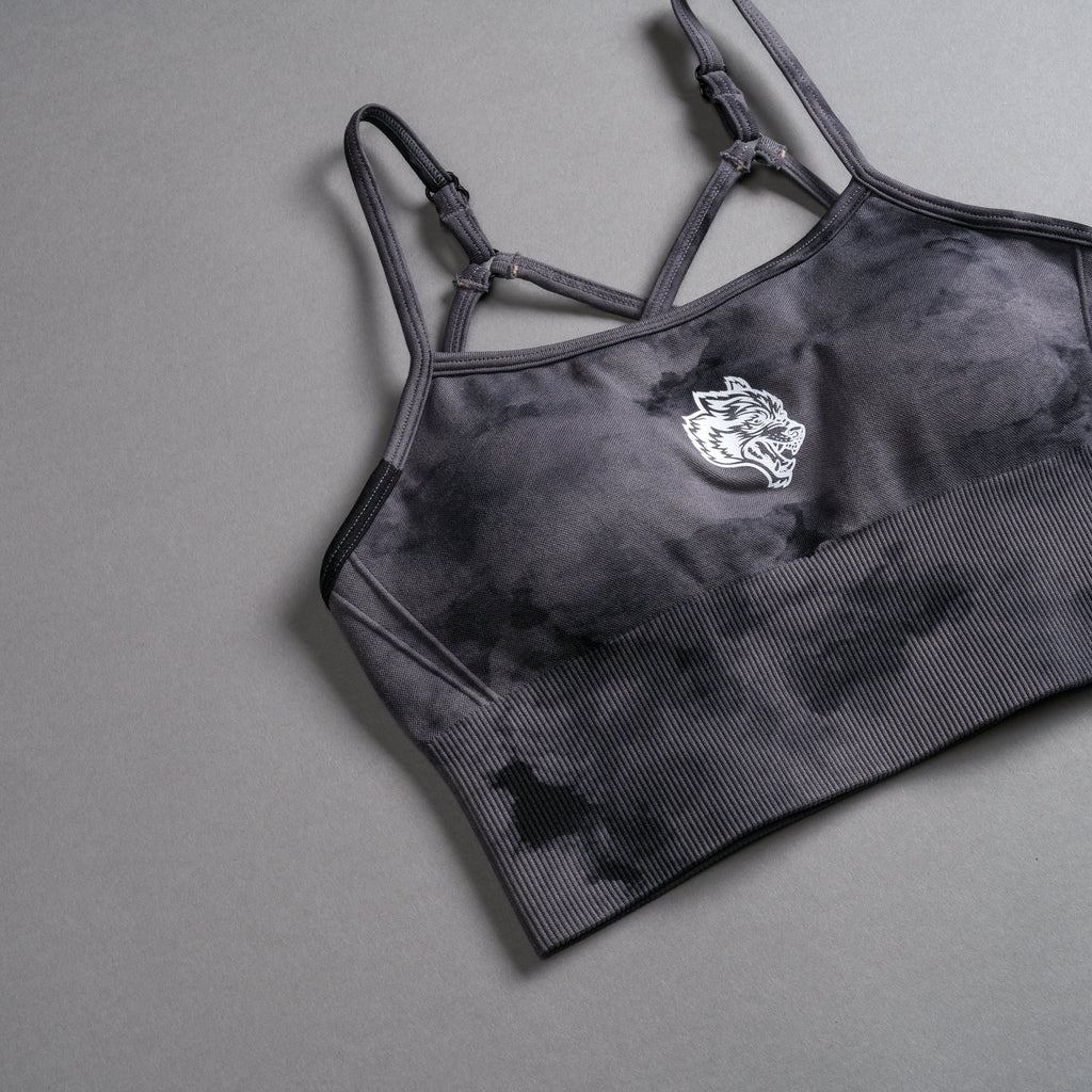Single "Everson Seamless" Huxley Bra in Black Ghost Clouds — imagem 7