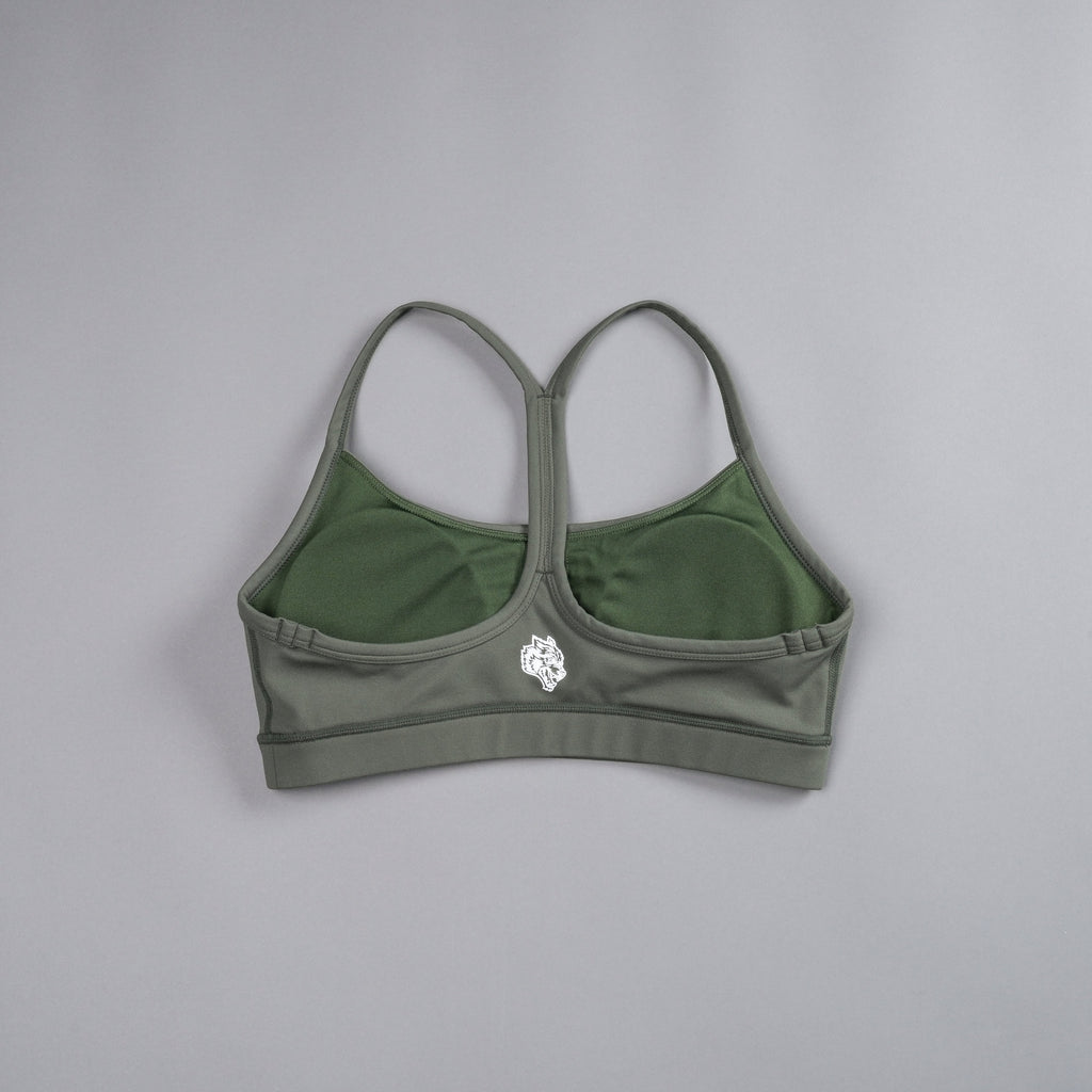 Wolf Kanji "Energy" Everyday Sports Bra in Pine Green — imagem 4