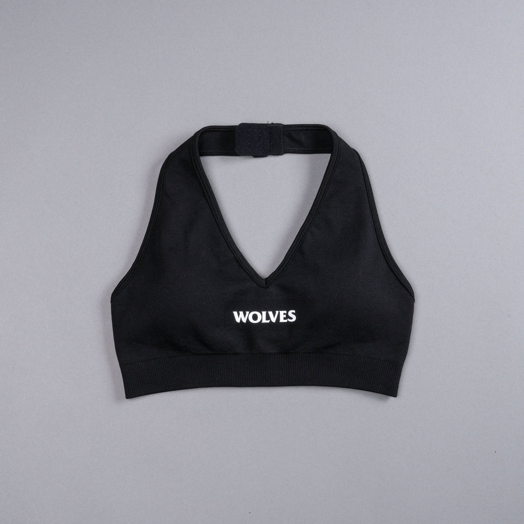 Hardcore "Everson Seamless" Halter Bra in Black — imagem 4