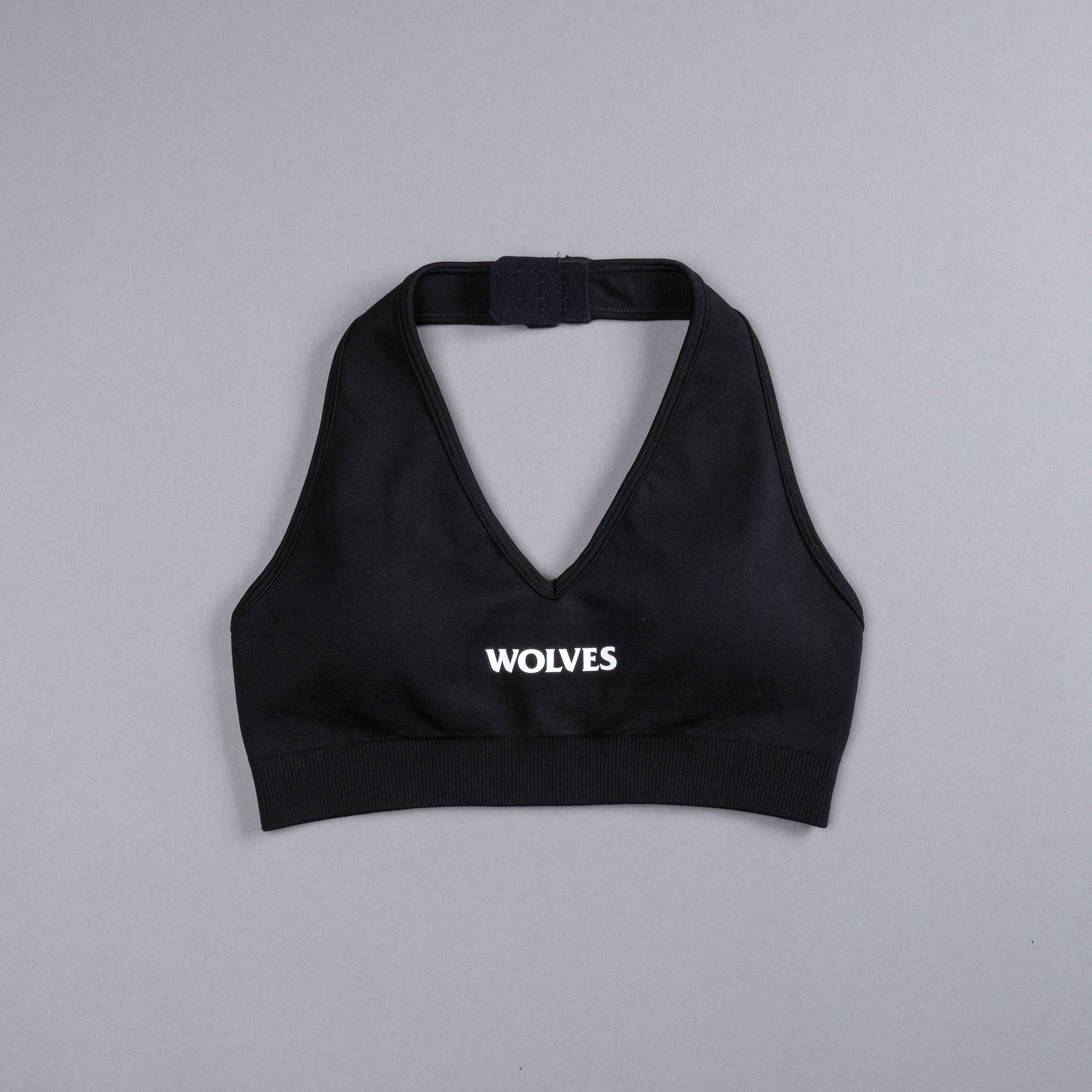 Hardcore "Everson Seamless" Halter Bra in Black — imagem 4