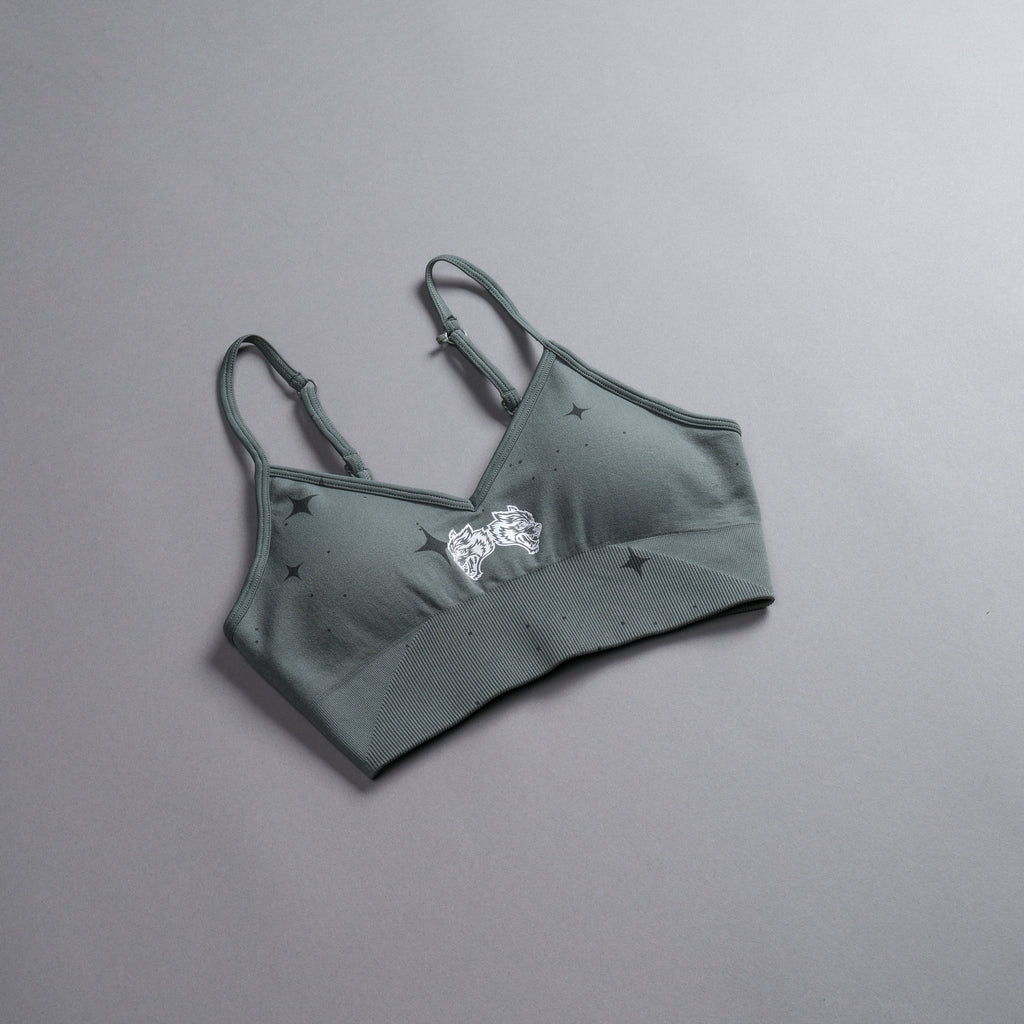 IYKYK Everson Seamless "Sports" Bra in Greek Stone Starry Night — imagem 8