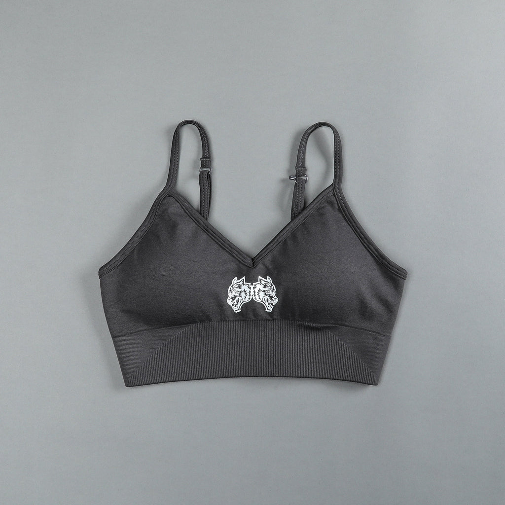 IYKYK Everson Seamless "Sports" Bra in Wolf Gray — imagem 3
