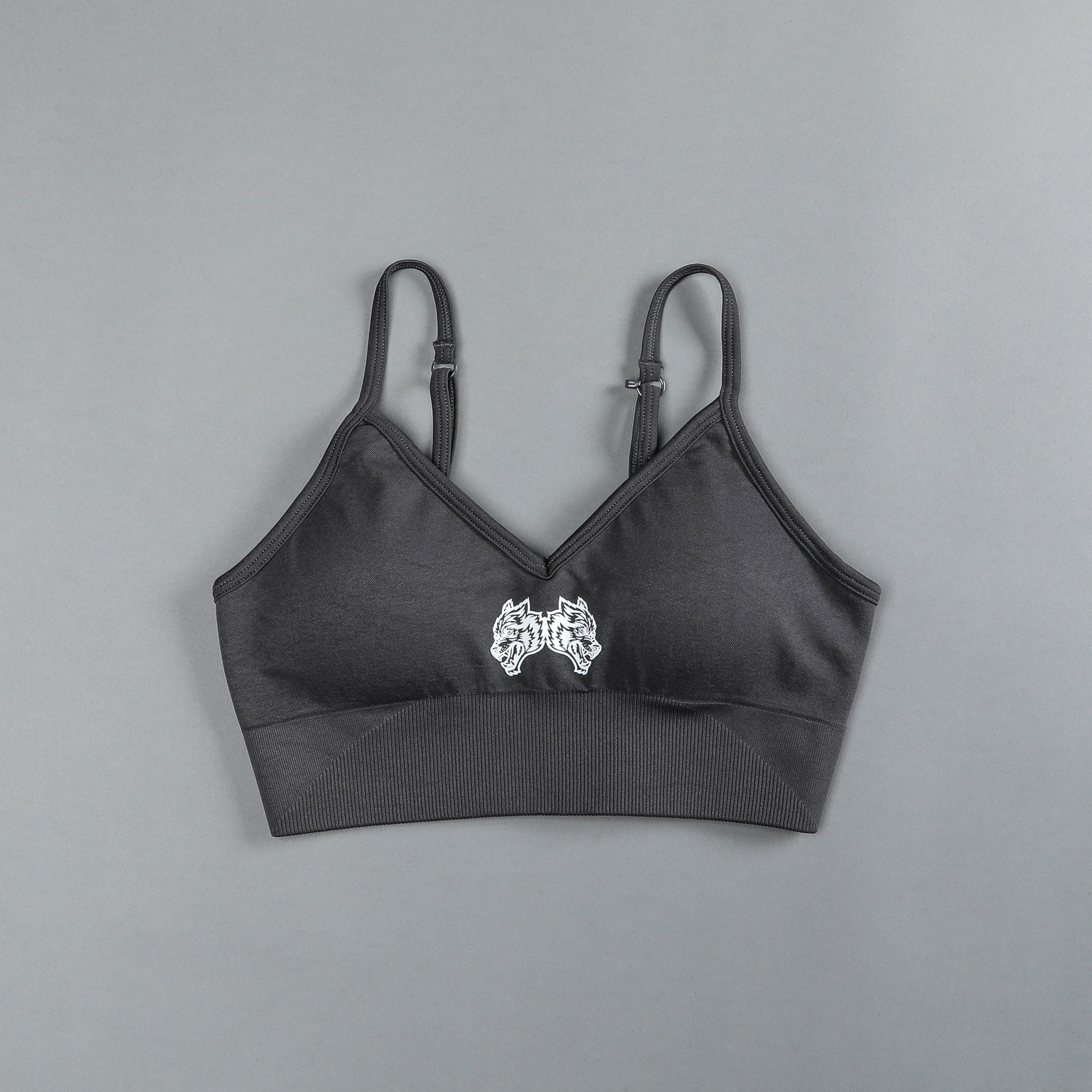 IYKYK Everson Seamless "Sports" Bra in Wolf Gray — imagem 3