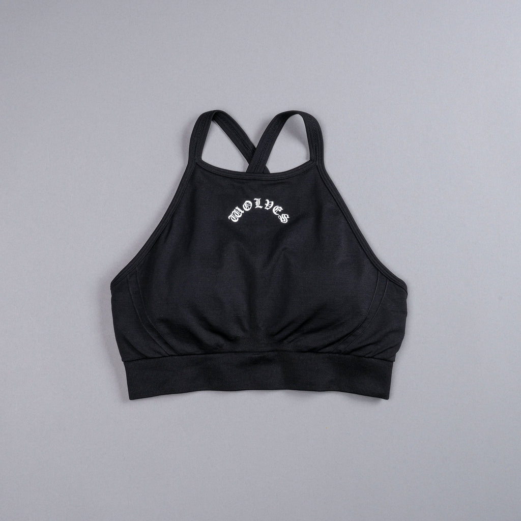 Chopper "Everson Seamless" High Neck Bra in Black — imagem 3