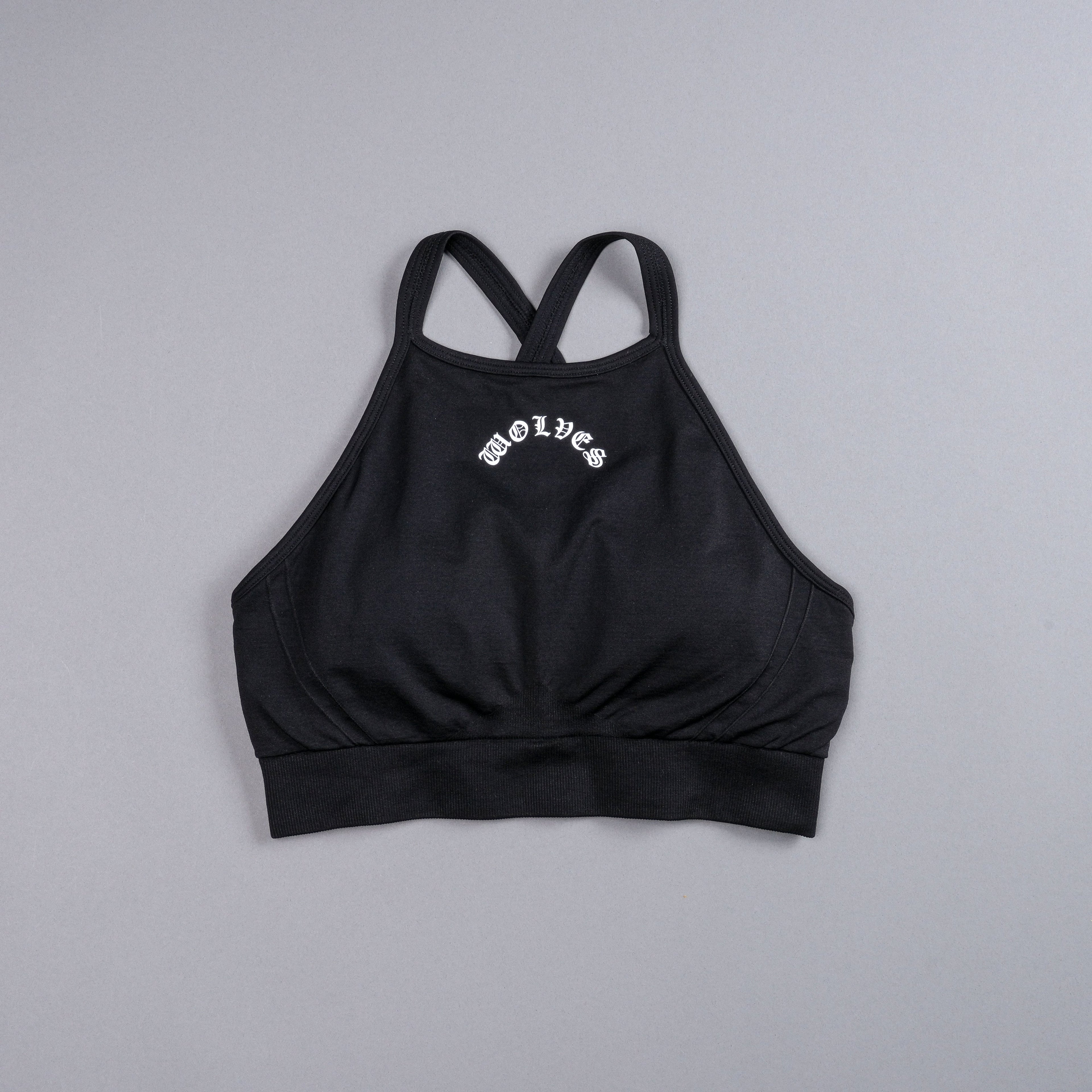 Chopper "Everson Seamless" High Neck Bra in Black — imagem 3