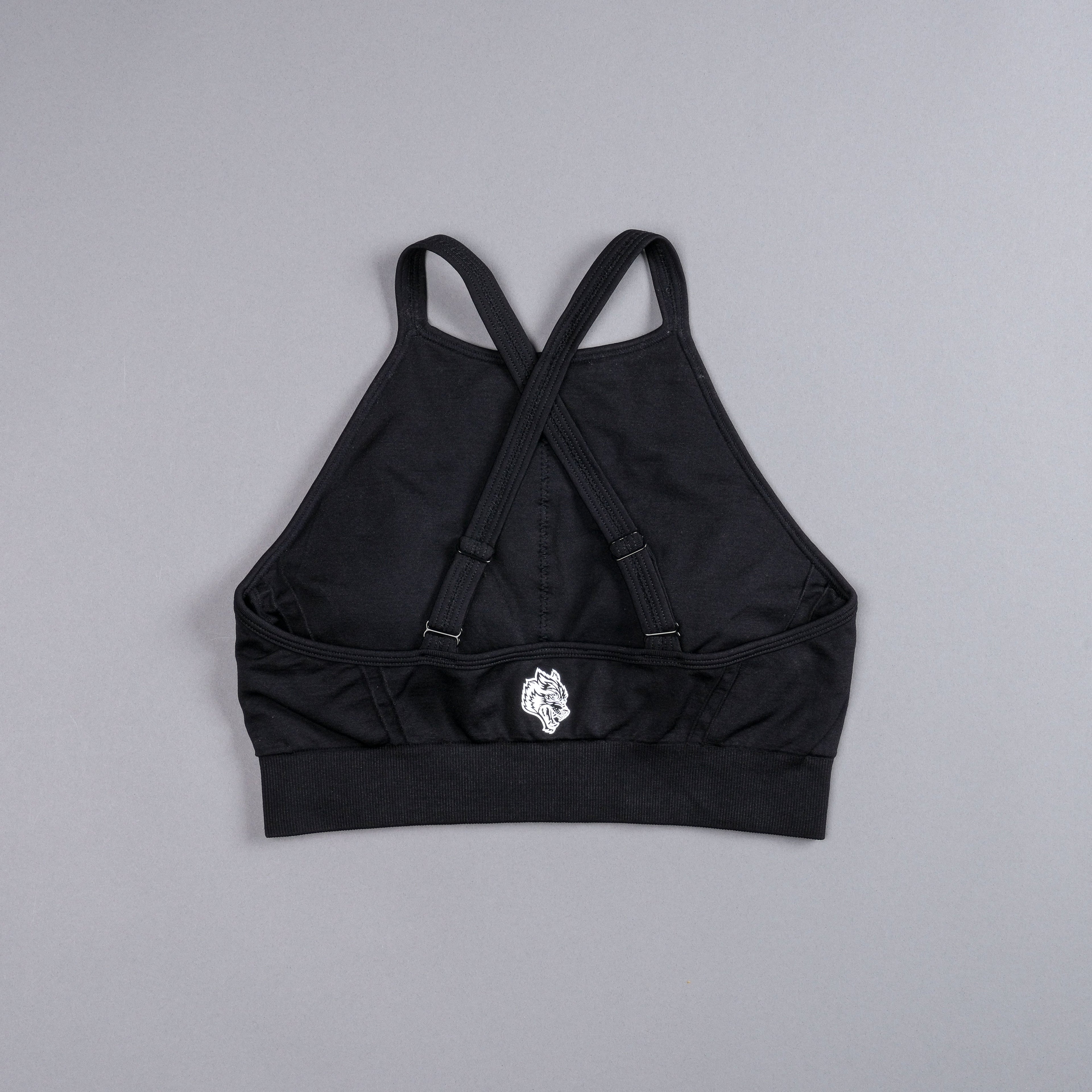 Chopper "Everson Seamless" High Neck Bra in Black — imagem 4