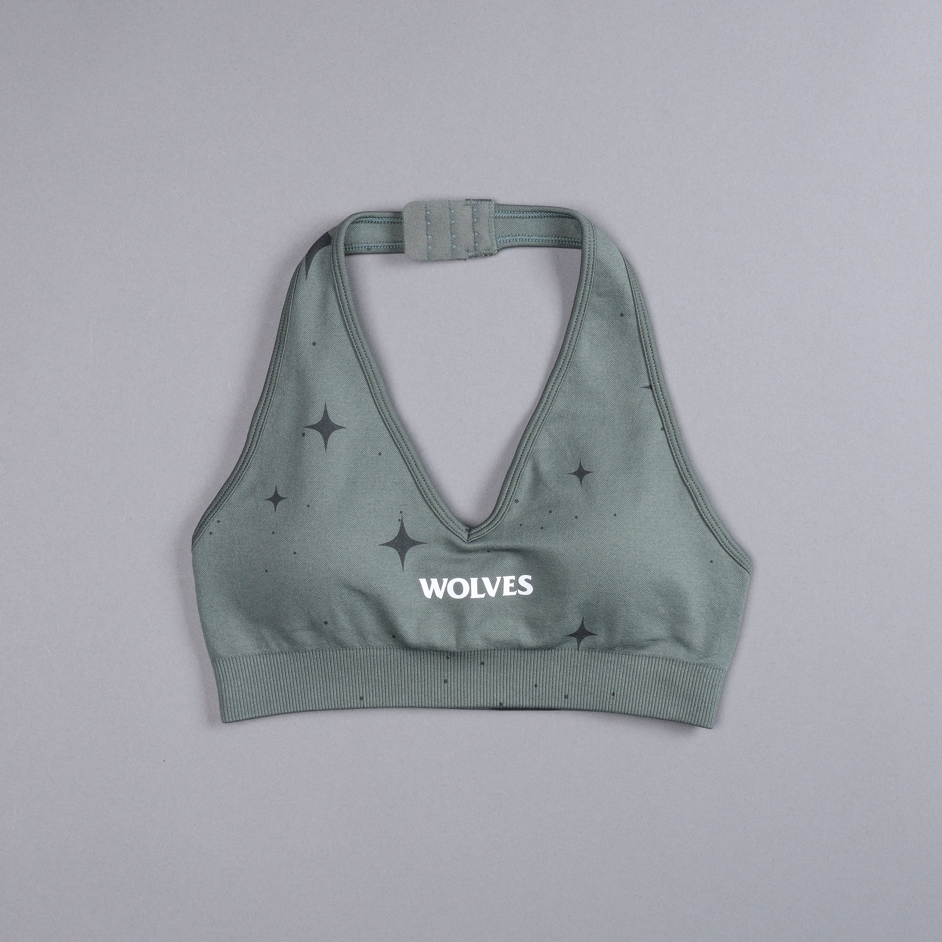 Hardcore "Everson Seamless" Halter Bra in Greek Stone Starry Night — imagem 3