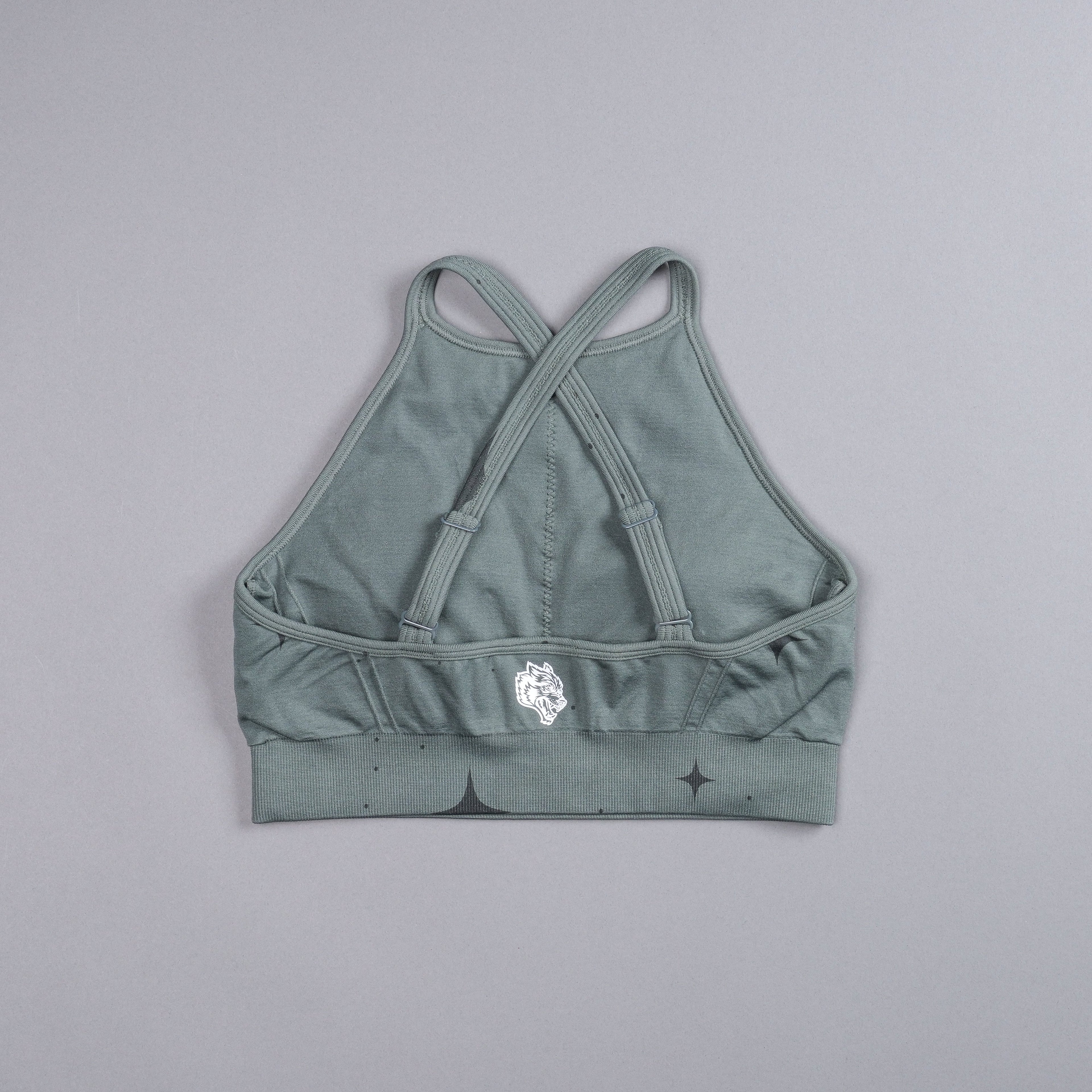 Chopper "Everson Seamless" High Neck Bra in Greek Stone Starry Night — imagem 4