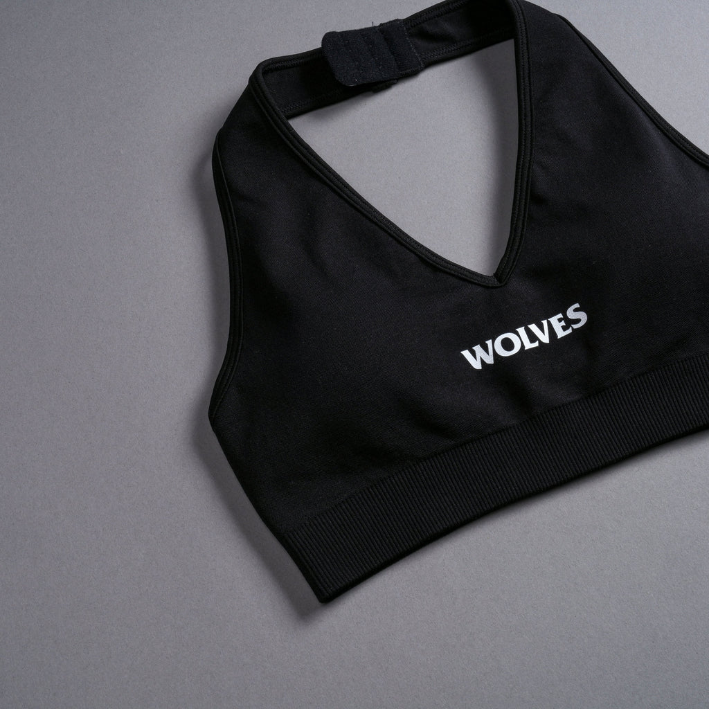 Hardcore "Everson Seamless" Halter Bra in Black — imagem 6