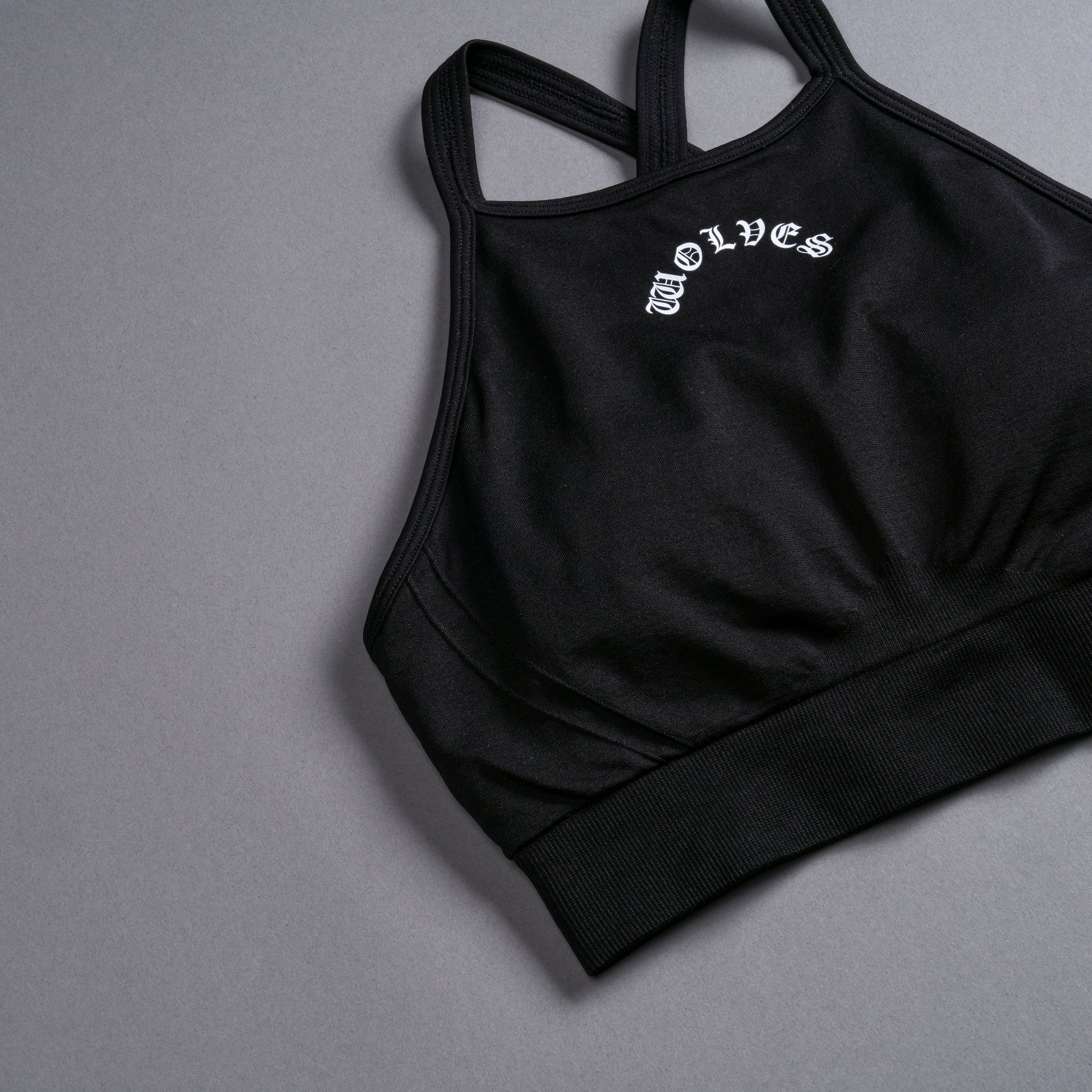 Chopper "Everson Seamless" High Neck Bra in Black — imagem 8