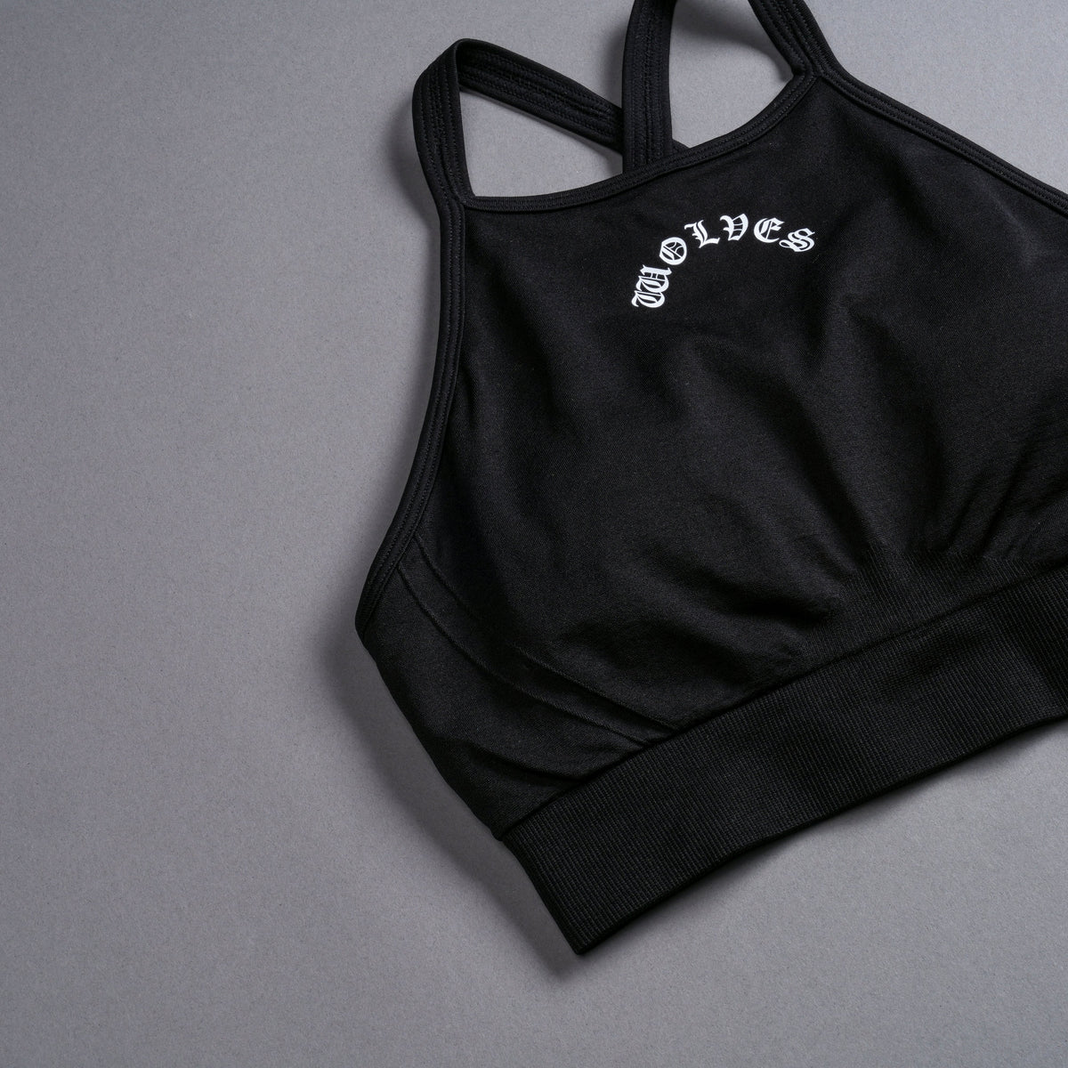Chopper "Everson Seamless" High Neck Bra in Black - imagem 8