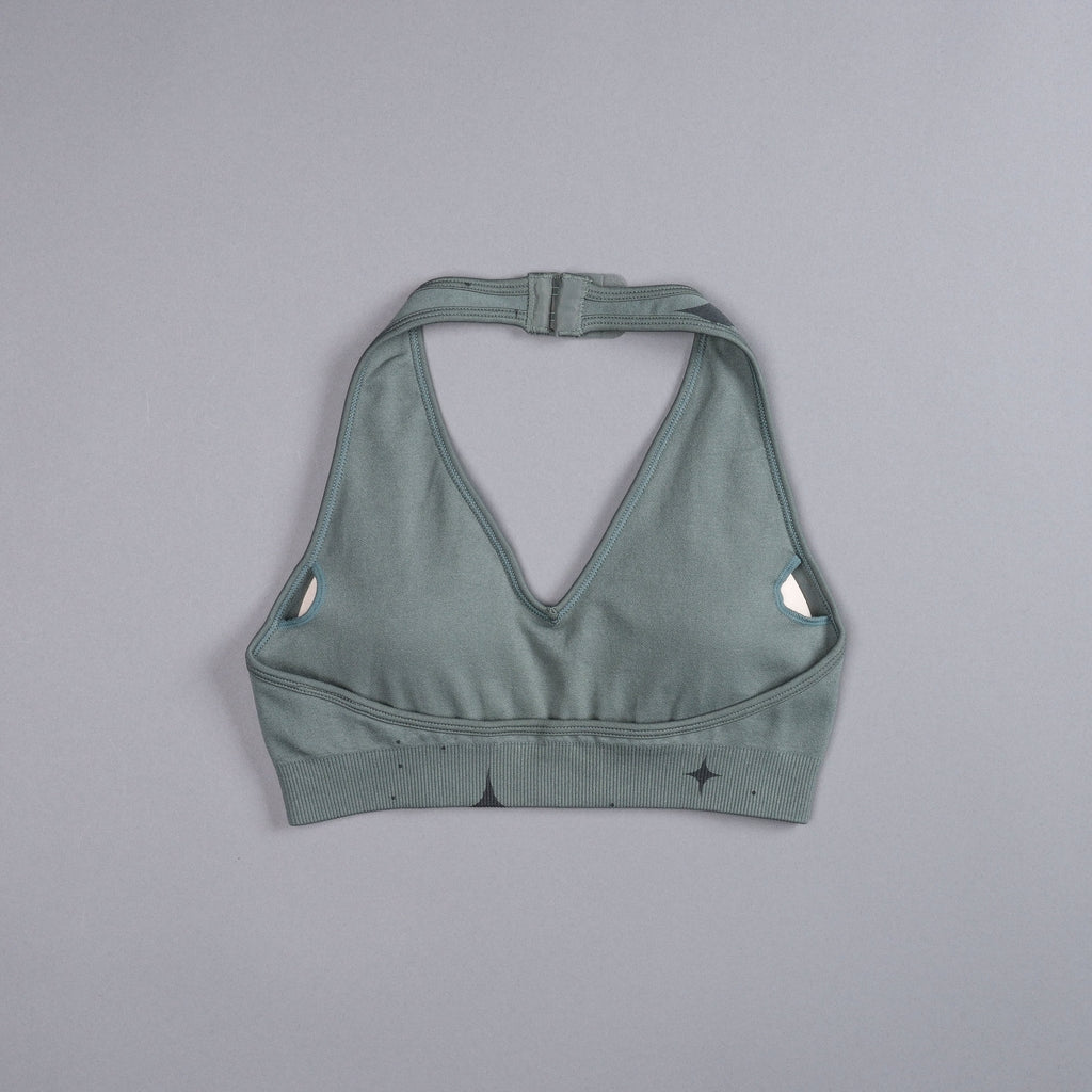 Hardcore "Everson Seamless" Halter Bra in Greek Stone Starry Night — imagem 4