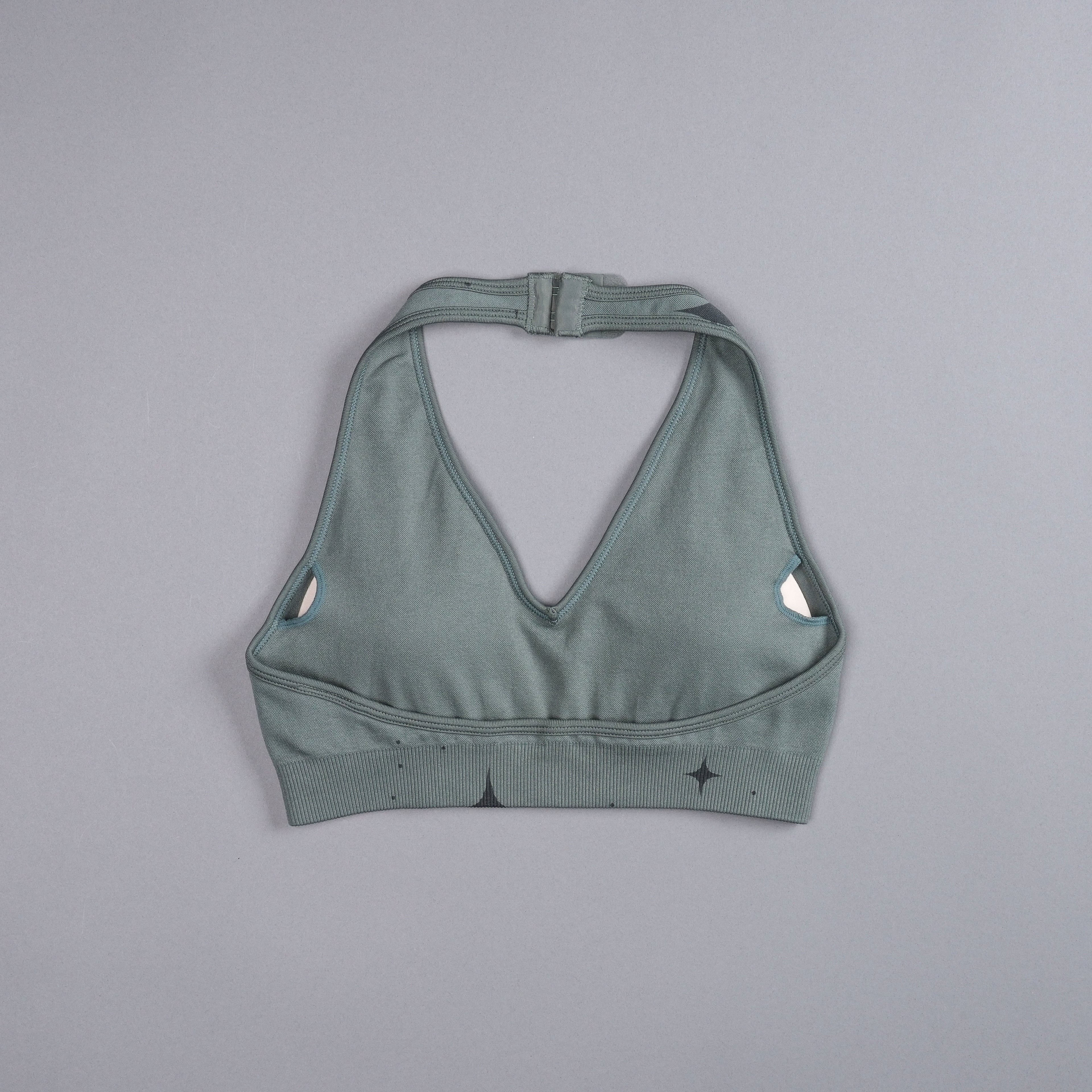 Hardcore "Everson Seamless" Halter Bra in Greek Stone Starry Night — imagem 4