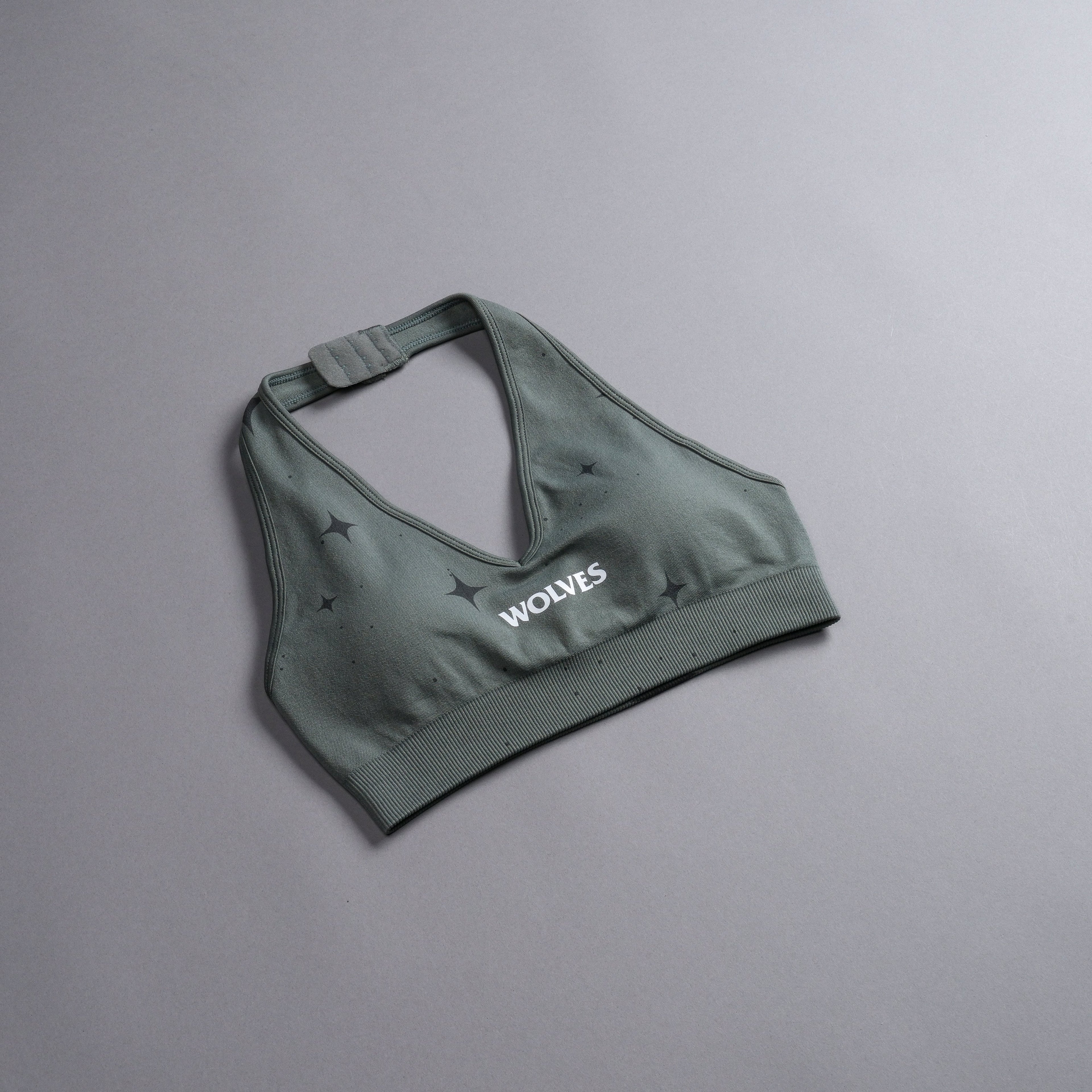 Hardcore "Everson Seamless" Halter Bra in Greek Stone Starry Night — imagem 9