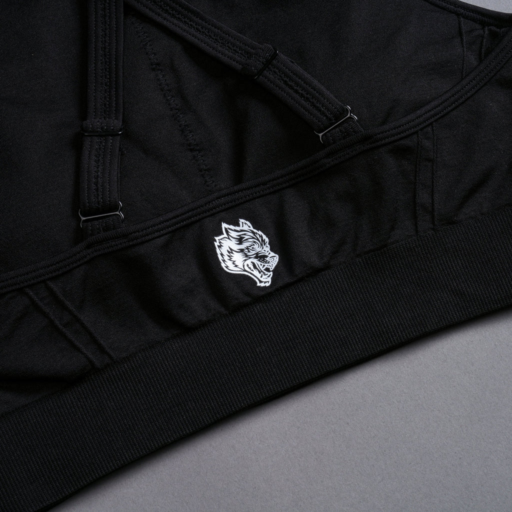 Chopper "Everson Seamless" High Neck Bra in Black — imagem 6