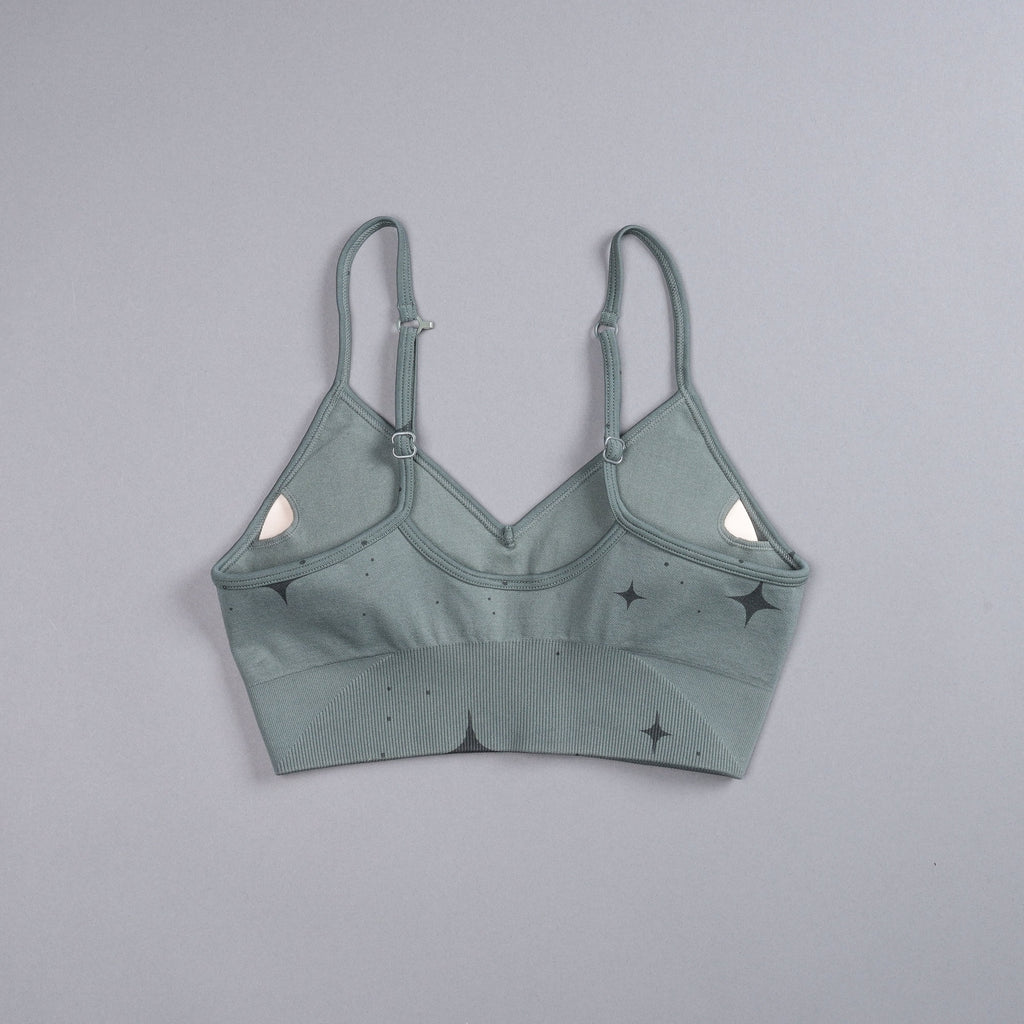 IYKYK Everson Seamless "Sports" Bra in Greek Stone Starry Night — imagem 4