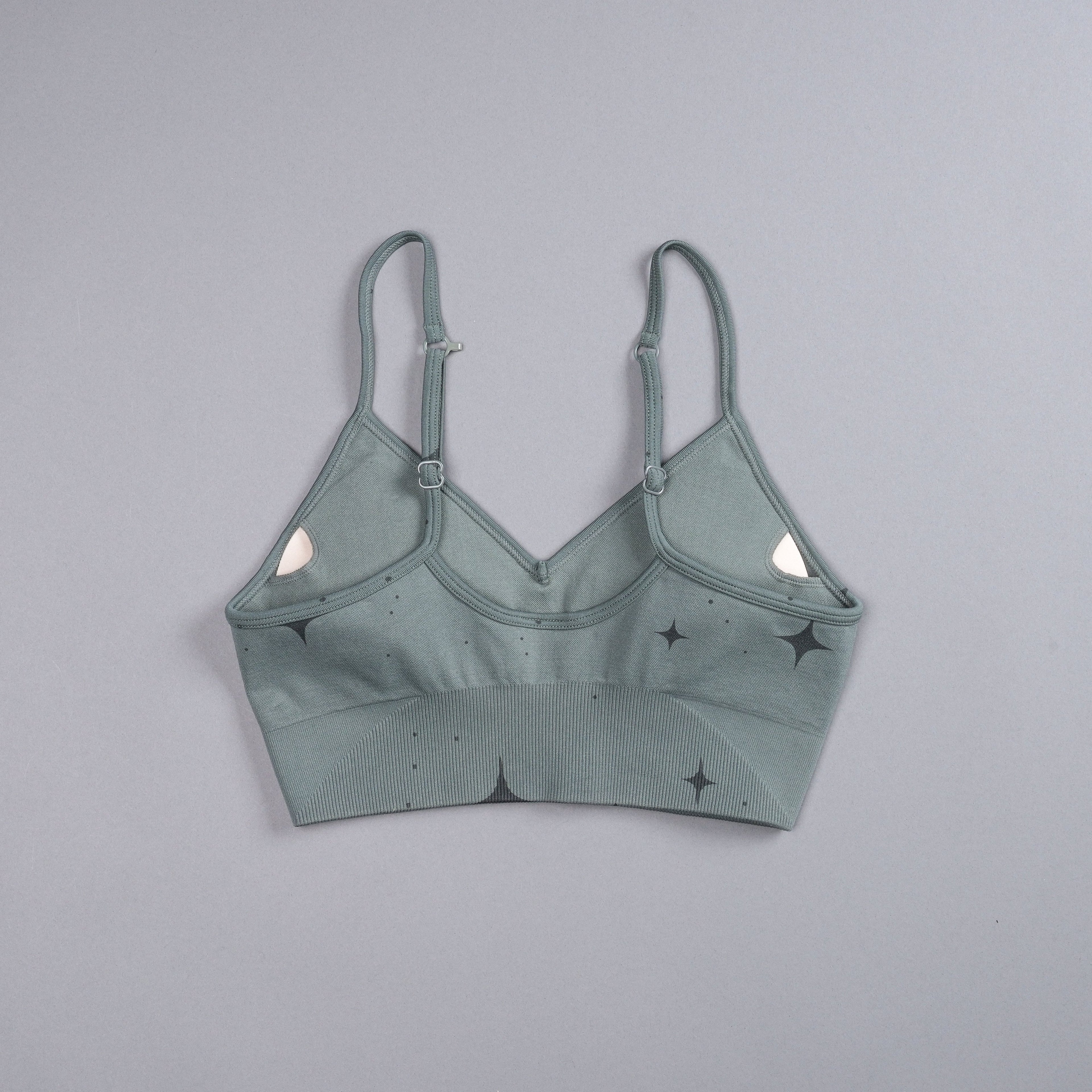 IYKYK Everson Seamless "Sports" Bra in Greek Stone Starry Night — imagem 4