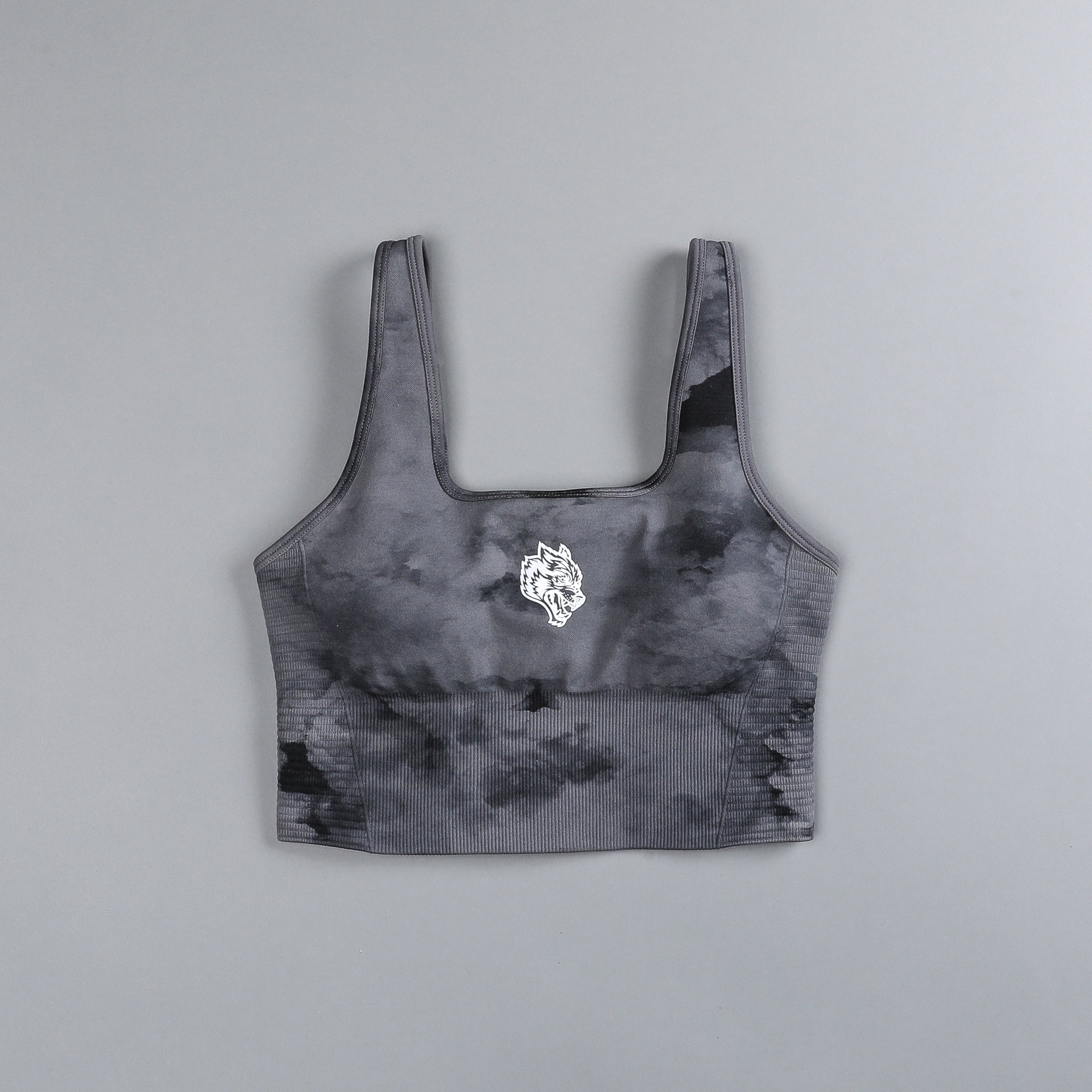 Pyramid V2 "Everson Seamless" Valencourt Bra in Black Ghost Clouds — imagem 3