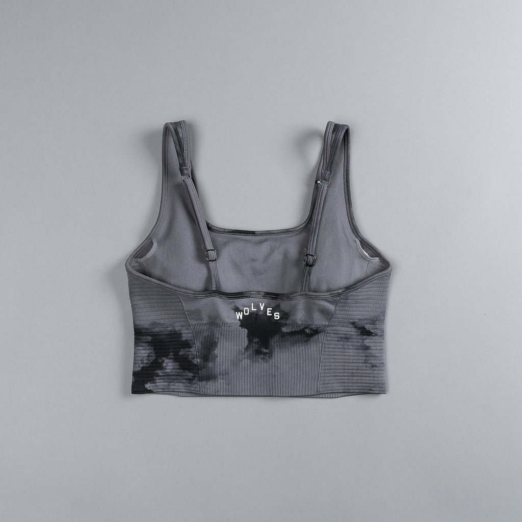 Pyramid V2 "Everson Seamless" Valencourt Bra in Black Ghost Clouds — imagem 4