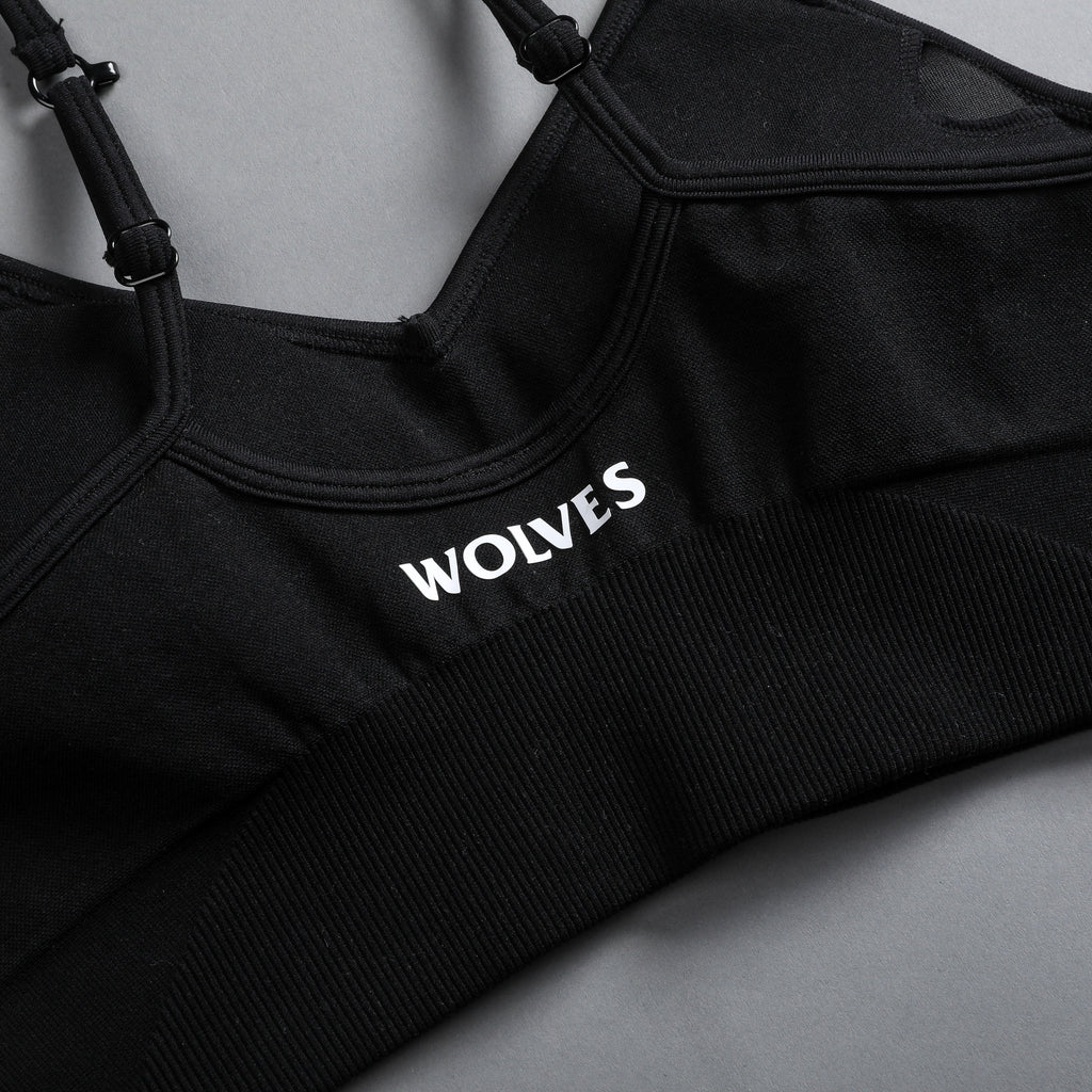 Faster "Everson Seamless" Sports Bra in Black — imagem 9