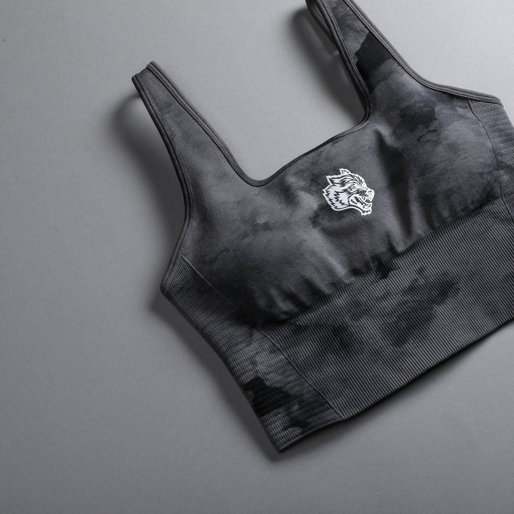 Pyramid V2 "Everson Seamless" Valencourt Bra in Black Ghost Clouds — imagem 8