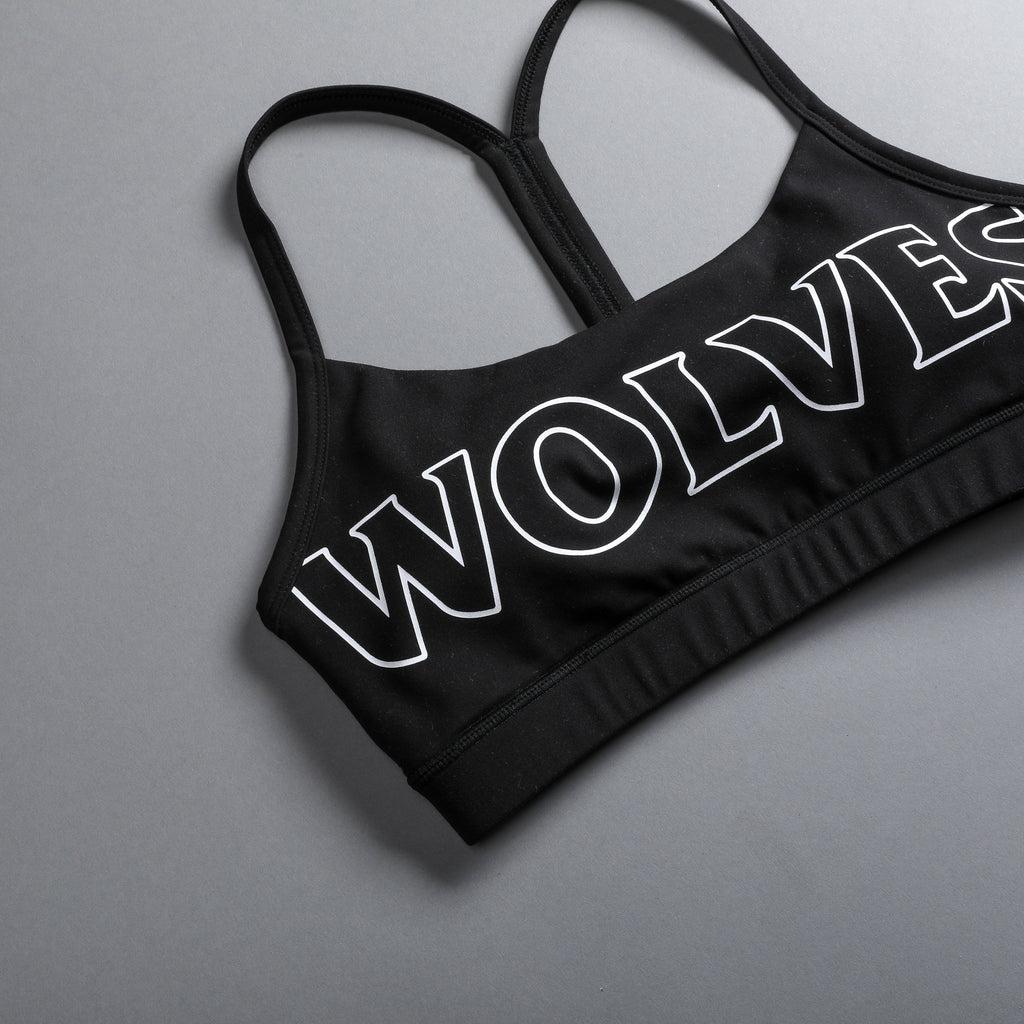 Jumbo Hardcore "Energy" Everyday Sports Bra in Black