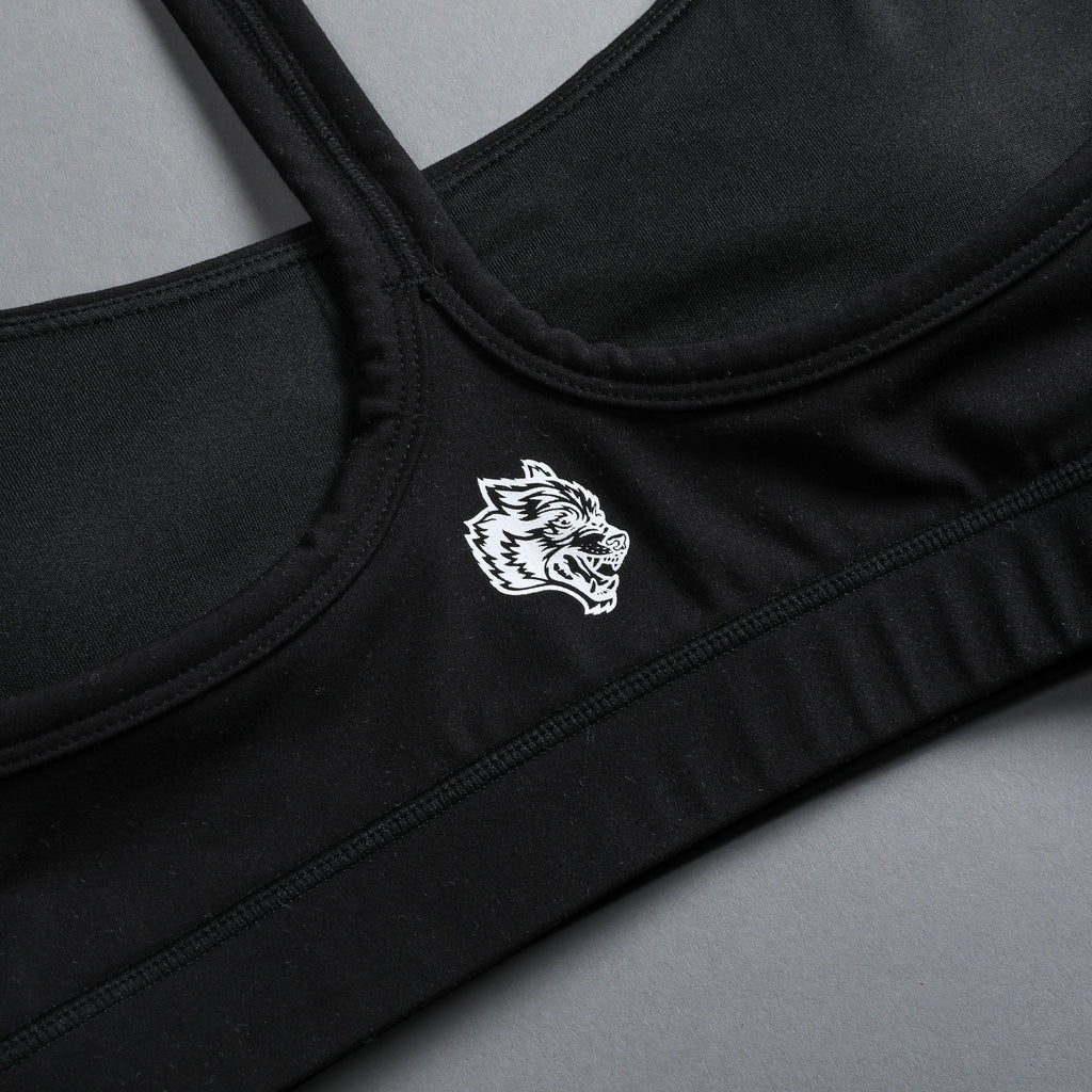 Jumbo Hardcore "Energy" Everyday Sports Bra in Black