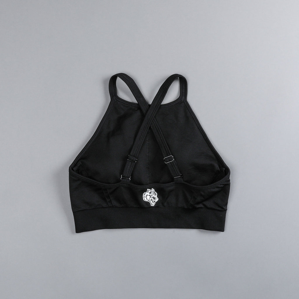 Faster "Everson Seamless" High Neck Bra in Black — imagem 7