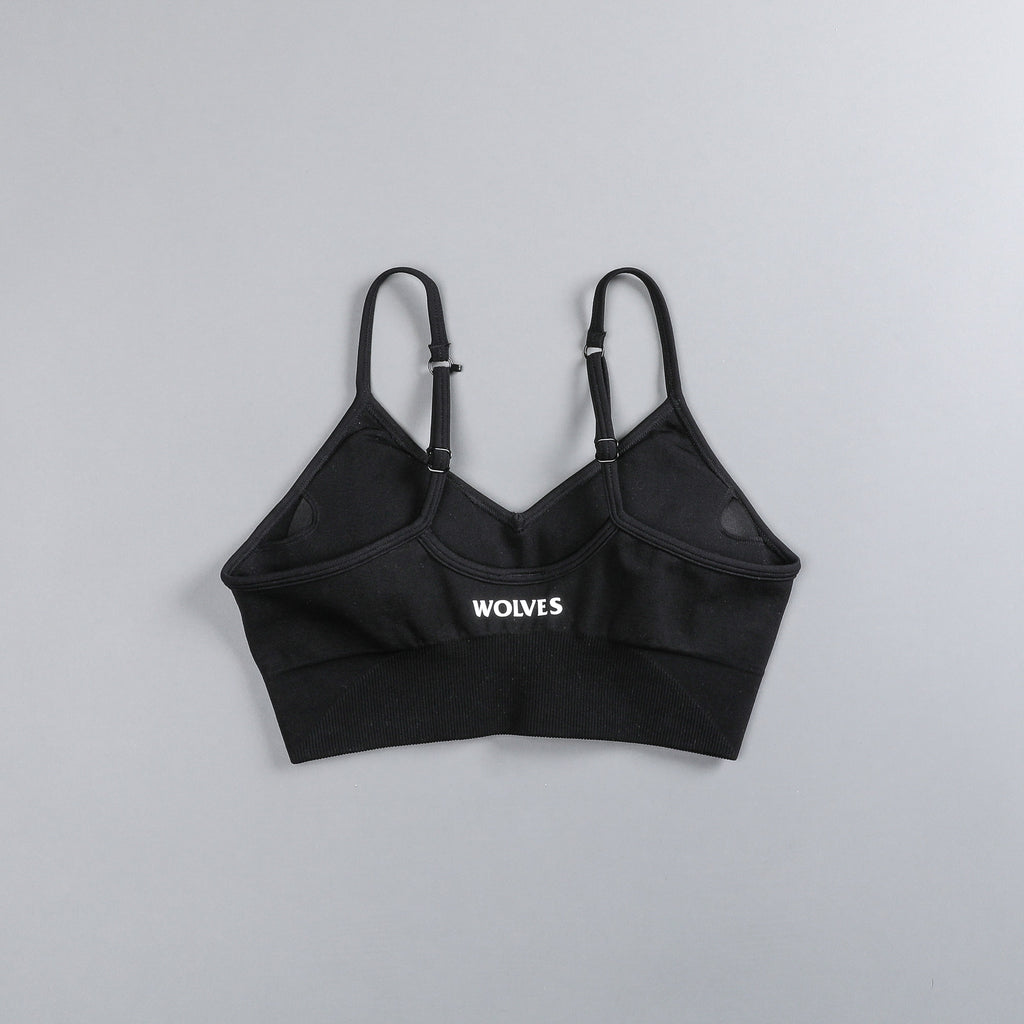 Faster "Everson Seamless" Sports Bra in Black — imagem 7