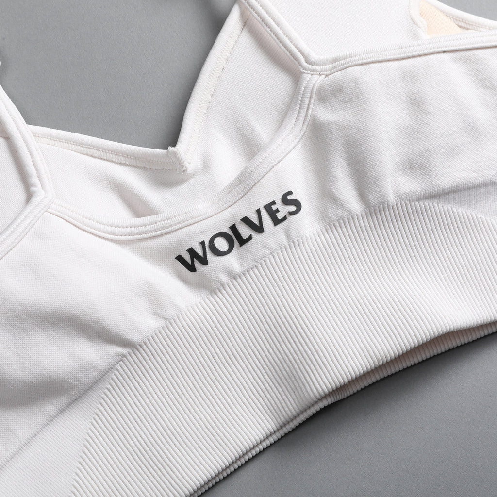 Faster "Everson Seamless" Sports Bra in Stone — imagem 9