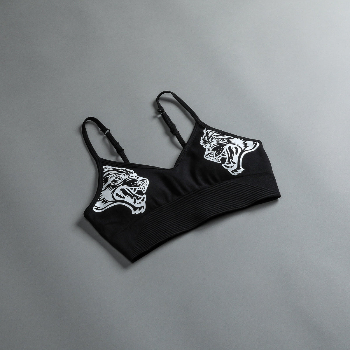 Dual Everson Seamless Sports Bra In Black - imagem 9