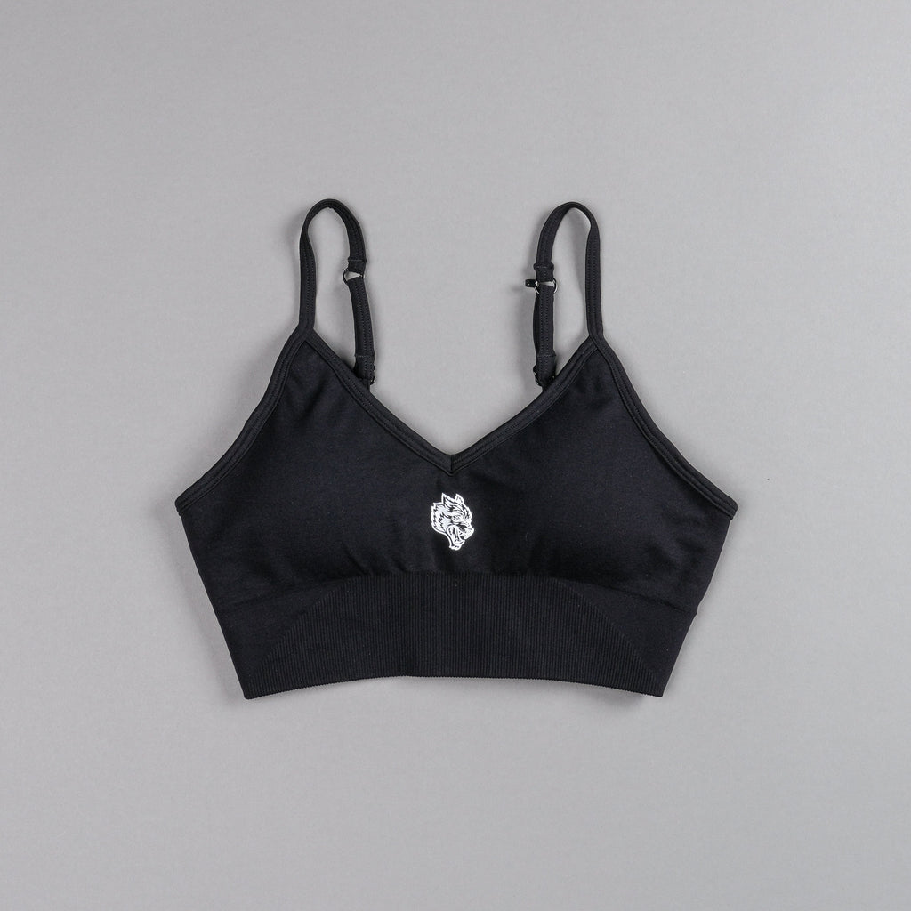 Wolf Chopper "Everson Seamless" Sports Bra in Black — imagem 3