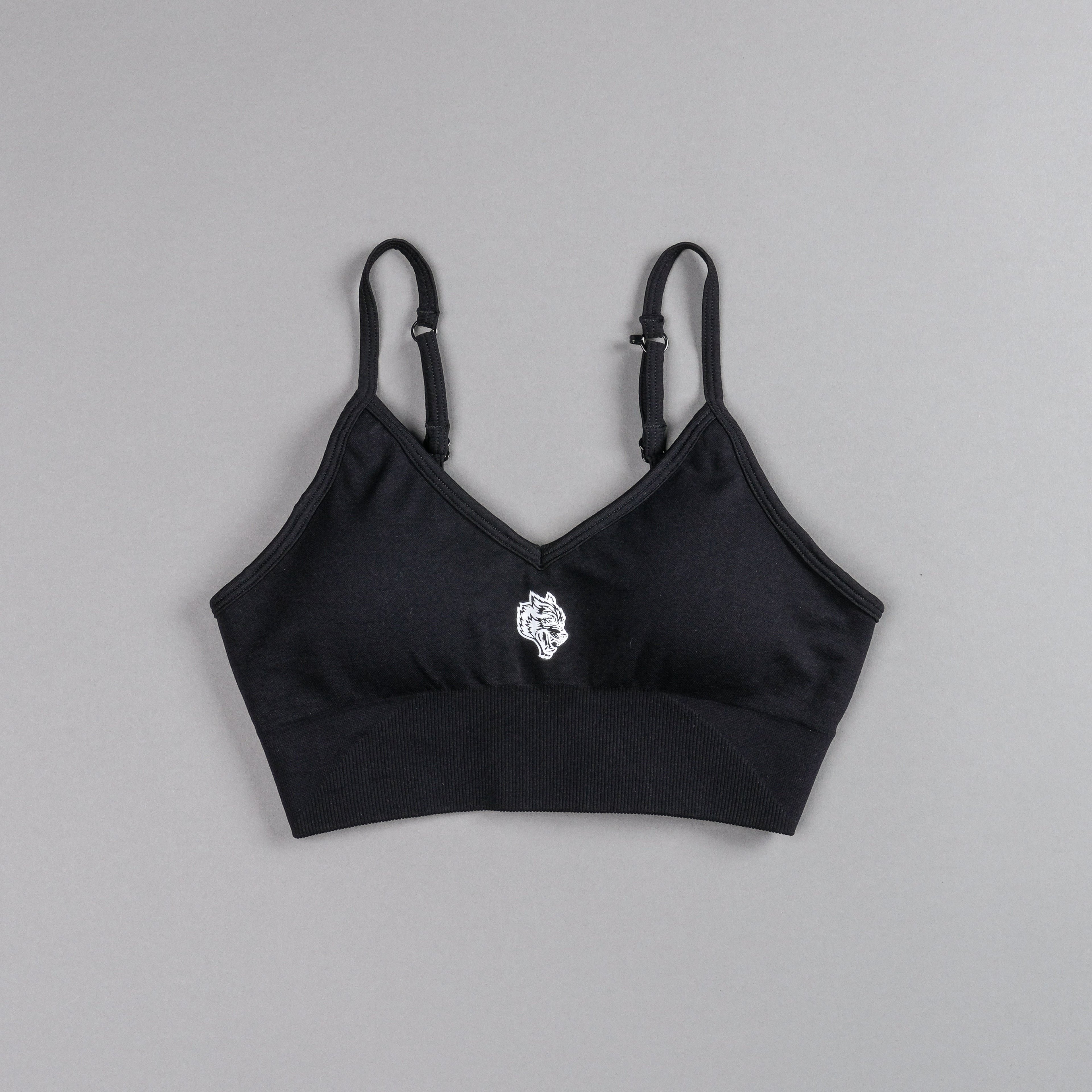 Wolf Chopper "Everson Seamless" Sports Bra in Black — imagem 3
